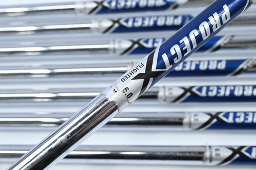 Callaway RAZR X Forged Irons / 4-PW / Stiff Flex Project X Flighted Rifle Shafts