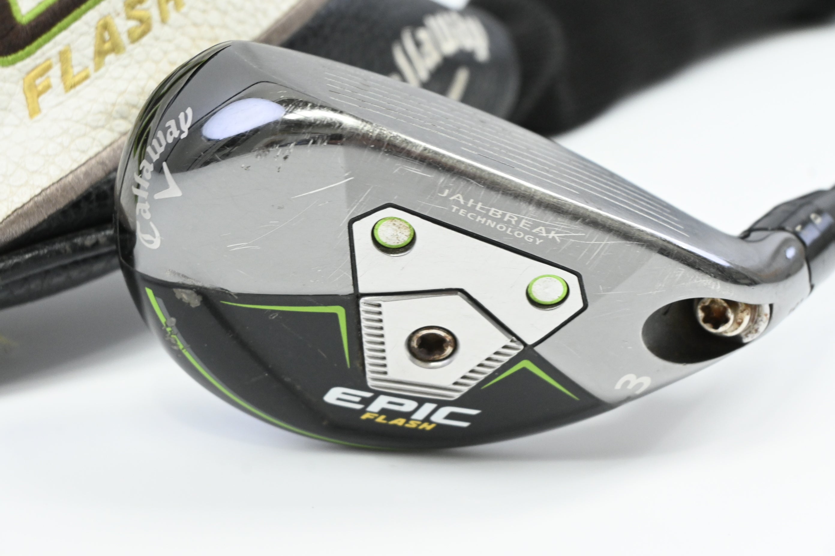 Callaway Epic Flash #3 Hybrid / 18 Degree / Stiff Flex Tensei AV Raw White 65