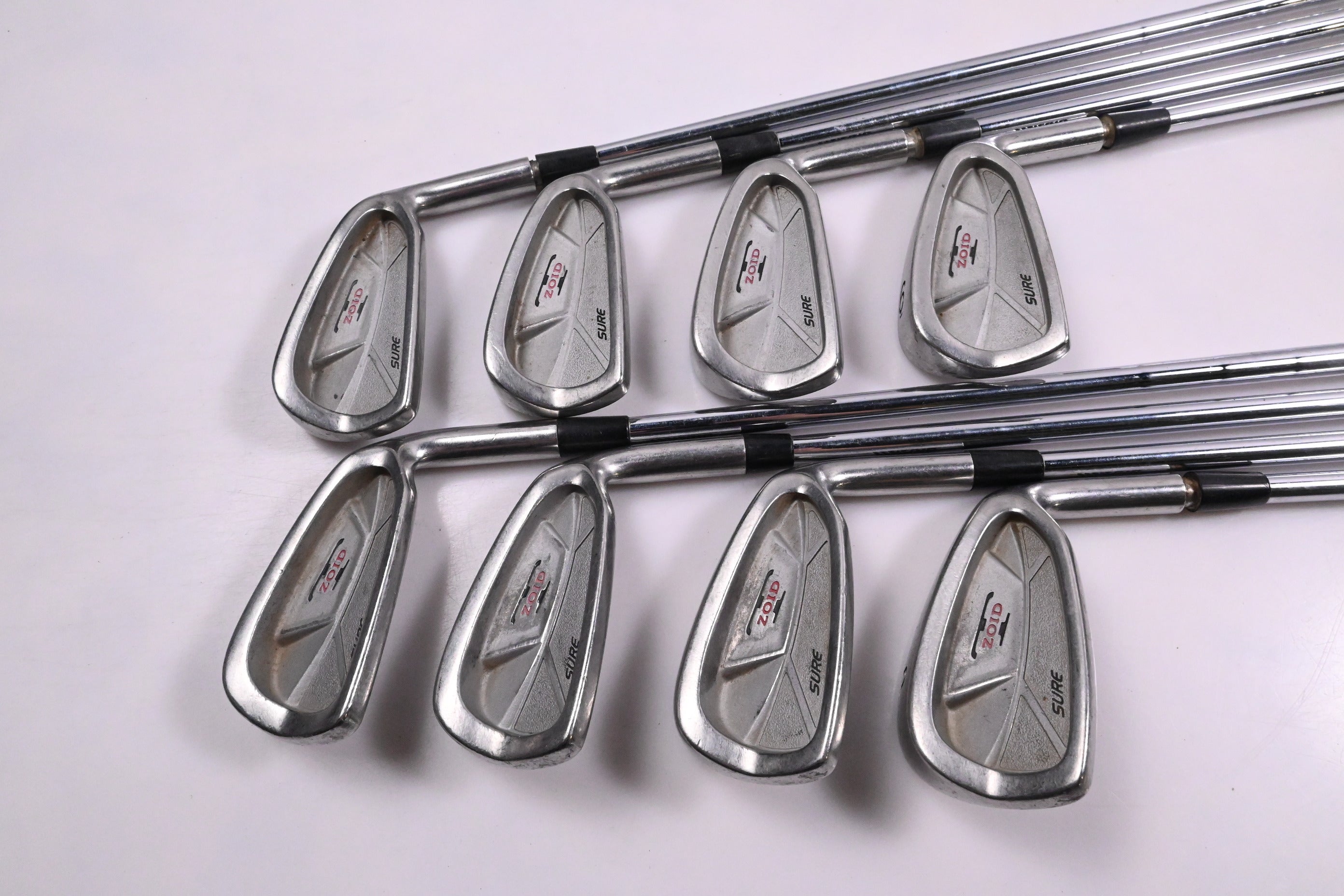 Mizuno T-Zoid Sure Irons / 3-PW / Regular Flex Gold Plus SensiCore Shafts