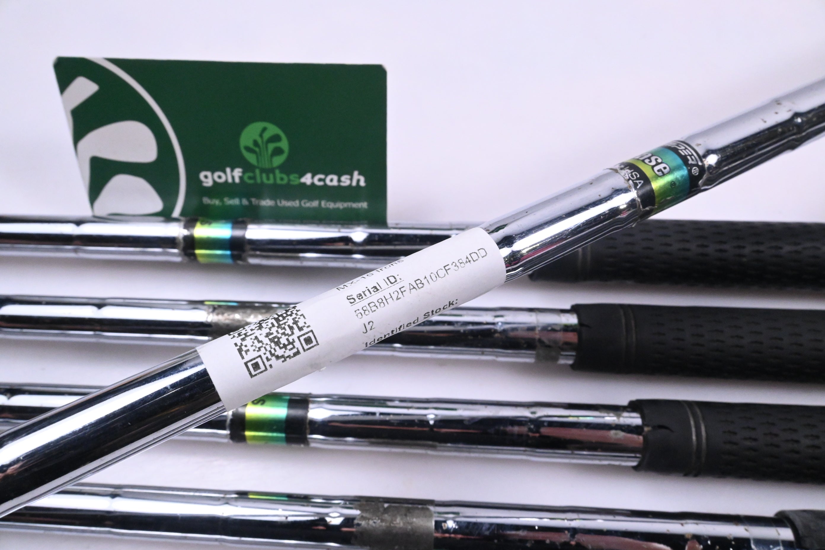 Mizuno MX-15 Irons / 3-PW / Stiff Flex Release Shafts / NO 6i