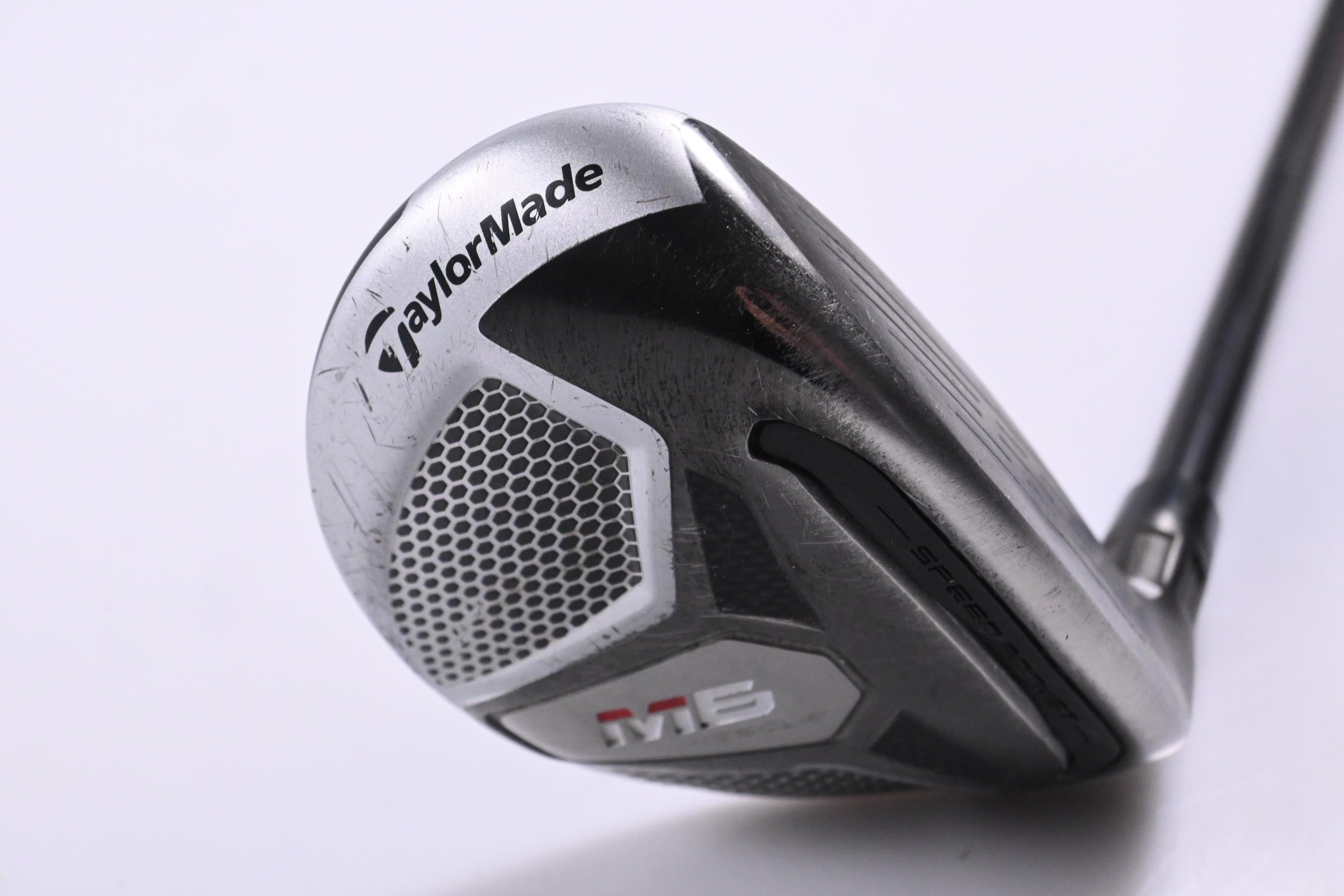Taylormade M6 #4 Hybrid / 22 Degree / Stiff Flex Fujikura Atmos Orange 7 Shaft