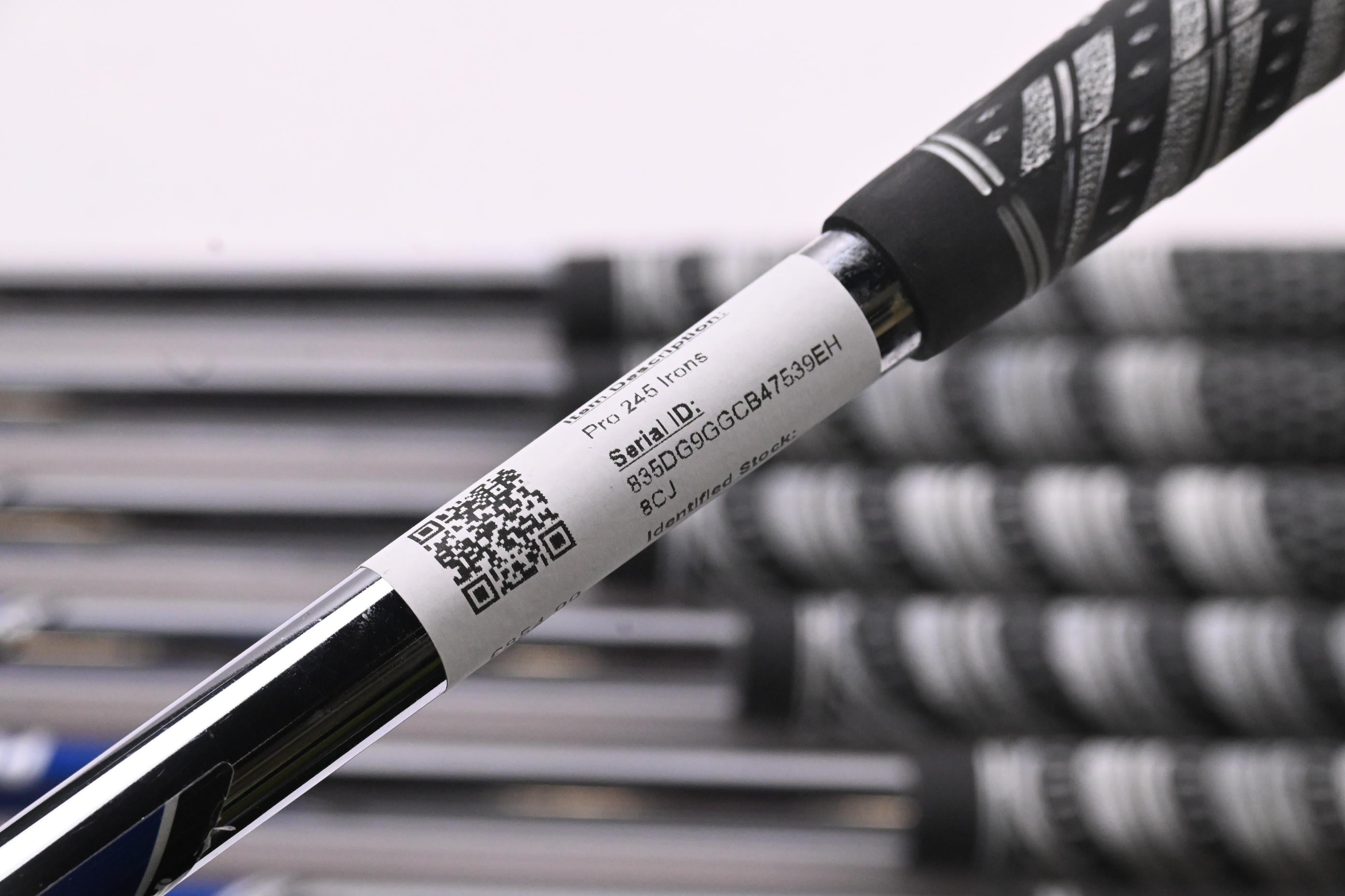 Mizuno Pro 245 Irons / 4-PW / Stiff Flex Project X Shafts