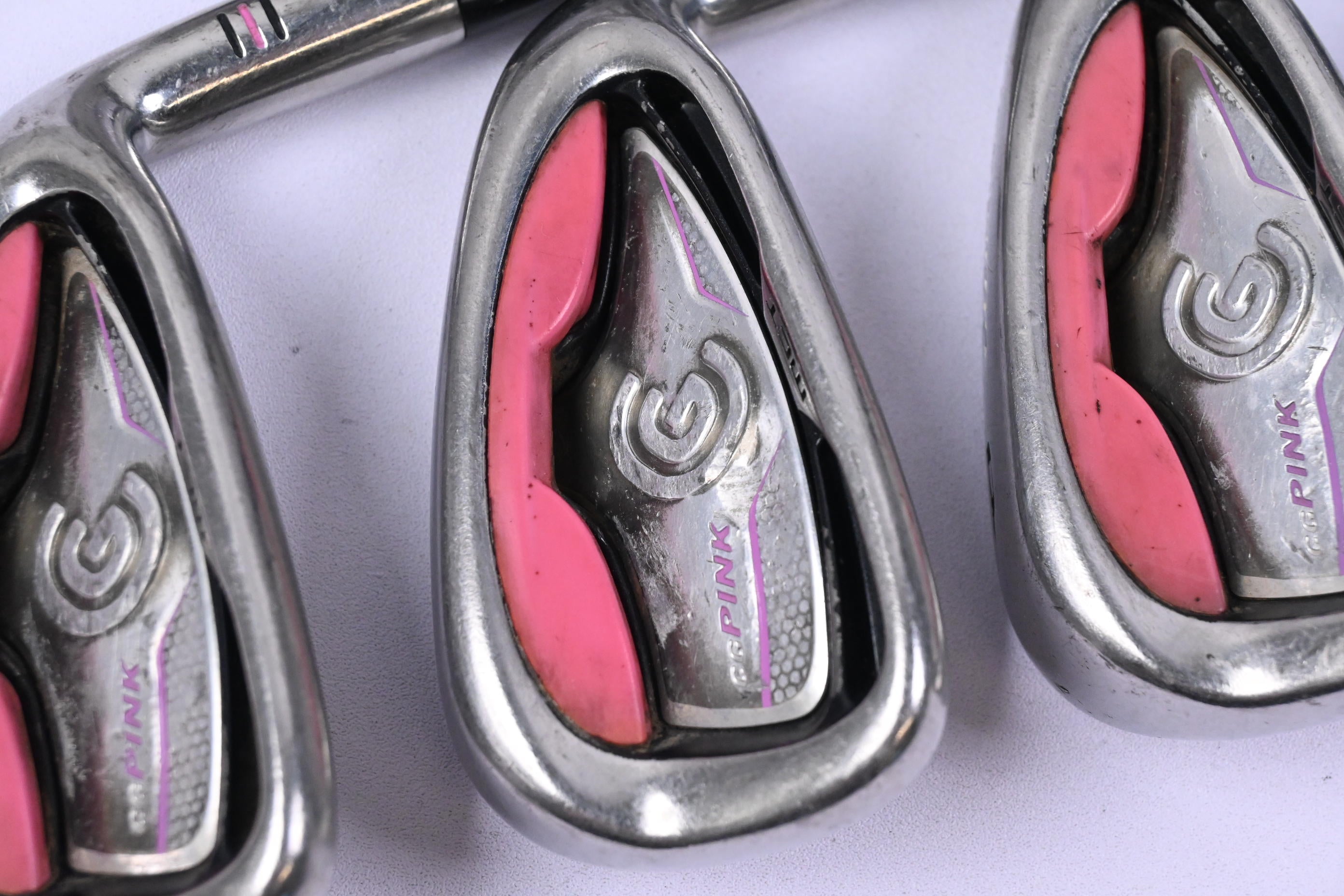 Ladies Cleveland CG Pink Irons / 5-PW+SW / Ladies Flex W Series 50 Shafts