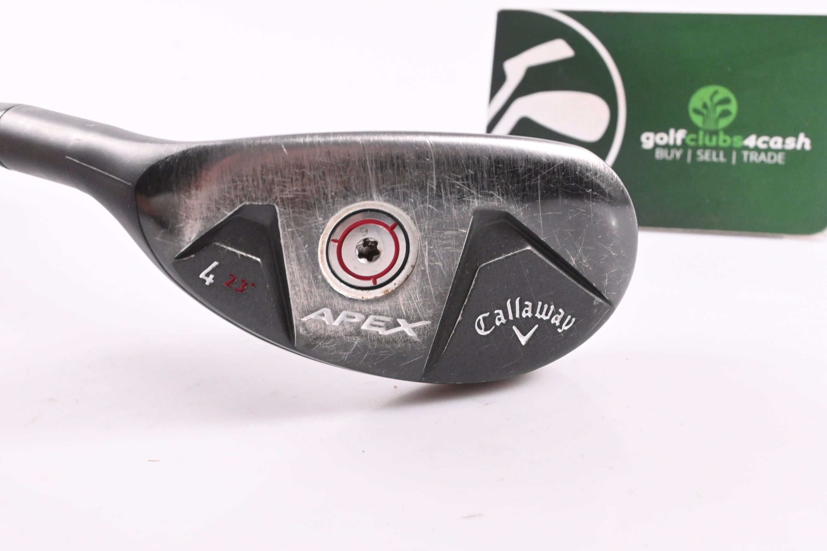 Left Hand Callaway Apex 2019 #4 Hybrid / 23 Degree / Stiff Flex Kuro Kage 80
