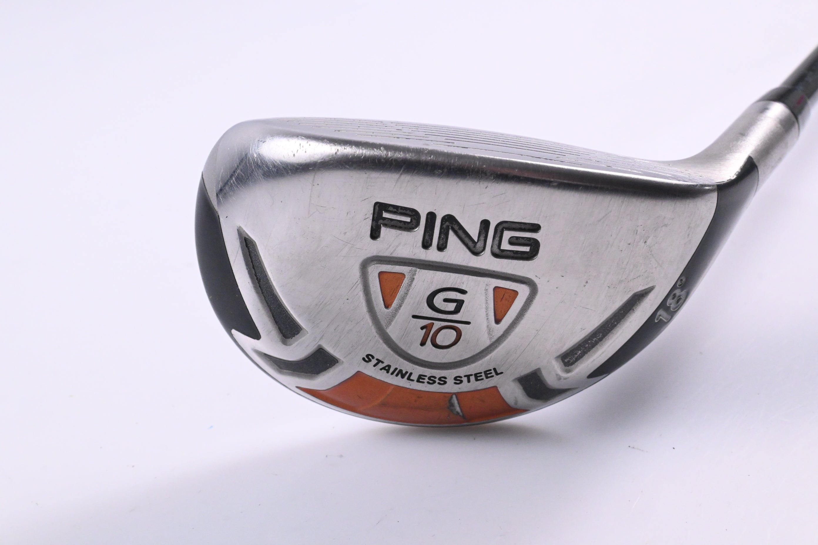 Ping G10 #2 Hybrid / 18 Degree / Stiff Flex ProLaunch Red Shaft
