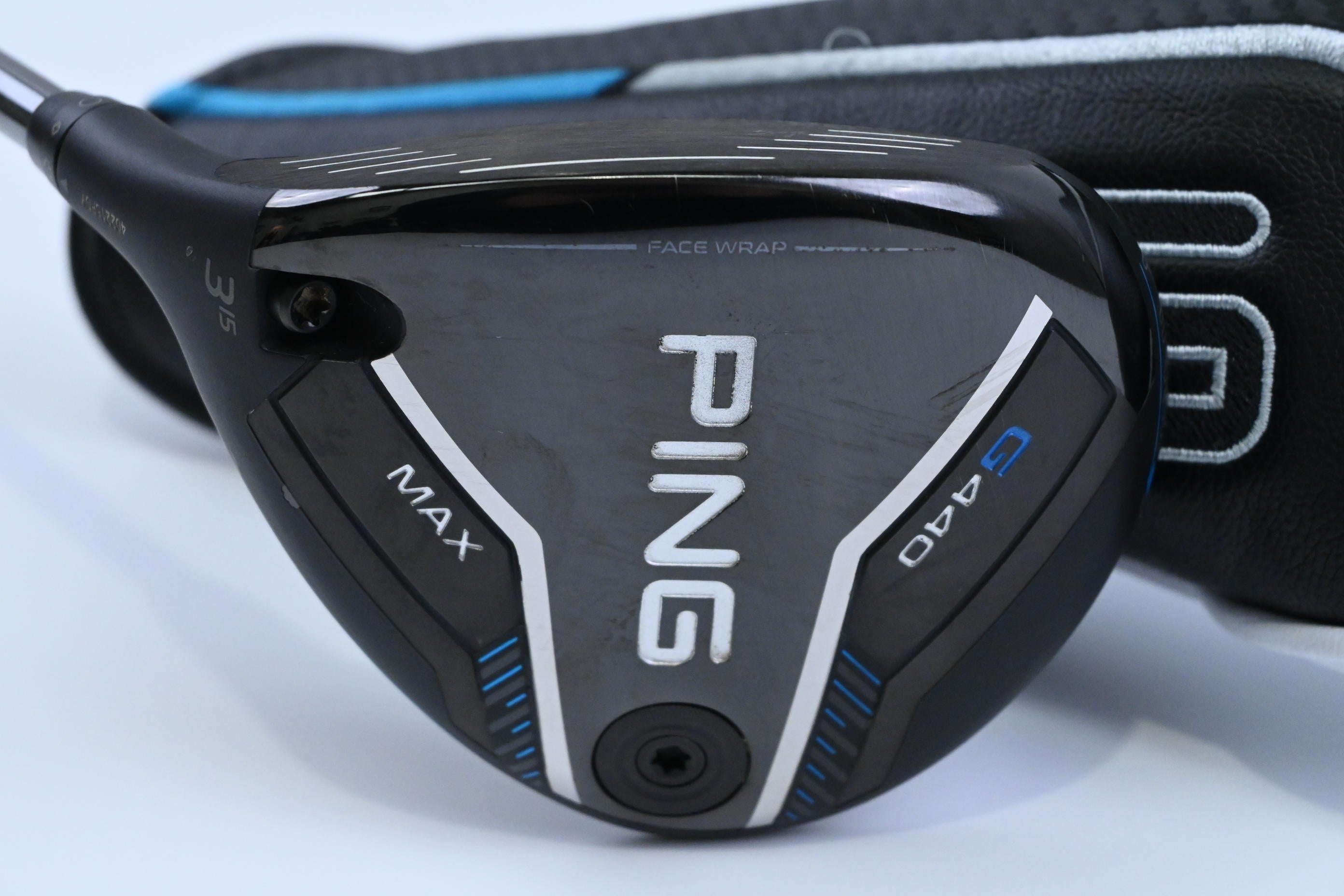 Left Hand Ping G440 Max #3 Wood / 15 Degree / Stiff Flex Ping Tour 2.0 Chrome 65