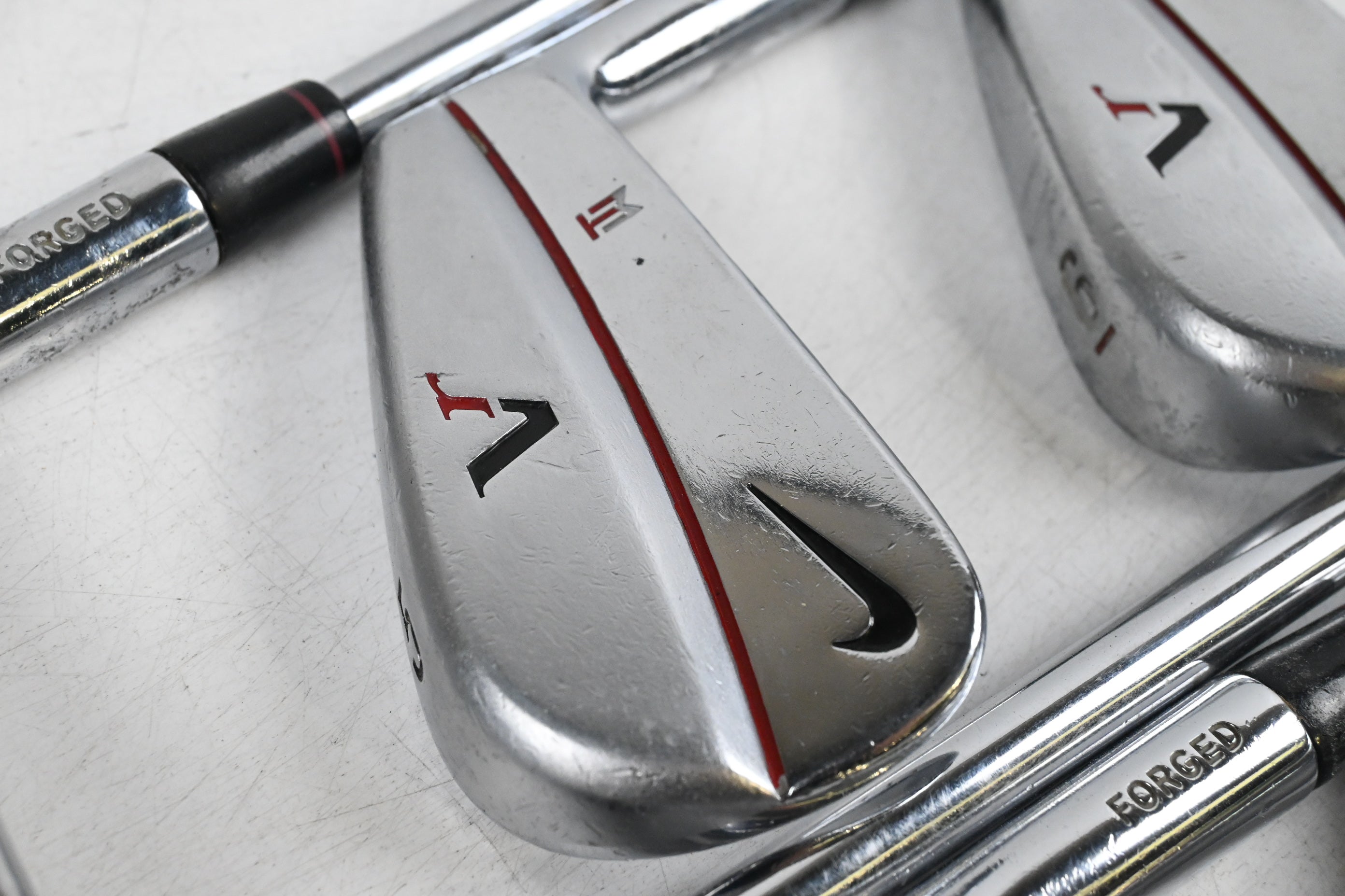 Nike VR Forged TW Blade Irons / 4-9i / X-Flex Dynamic Gold Shafts