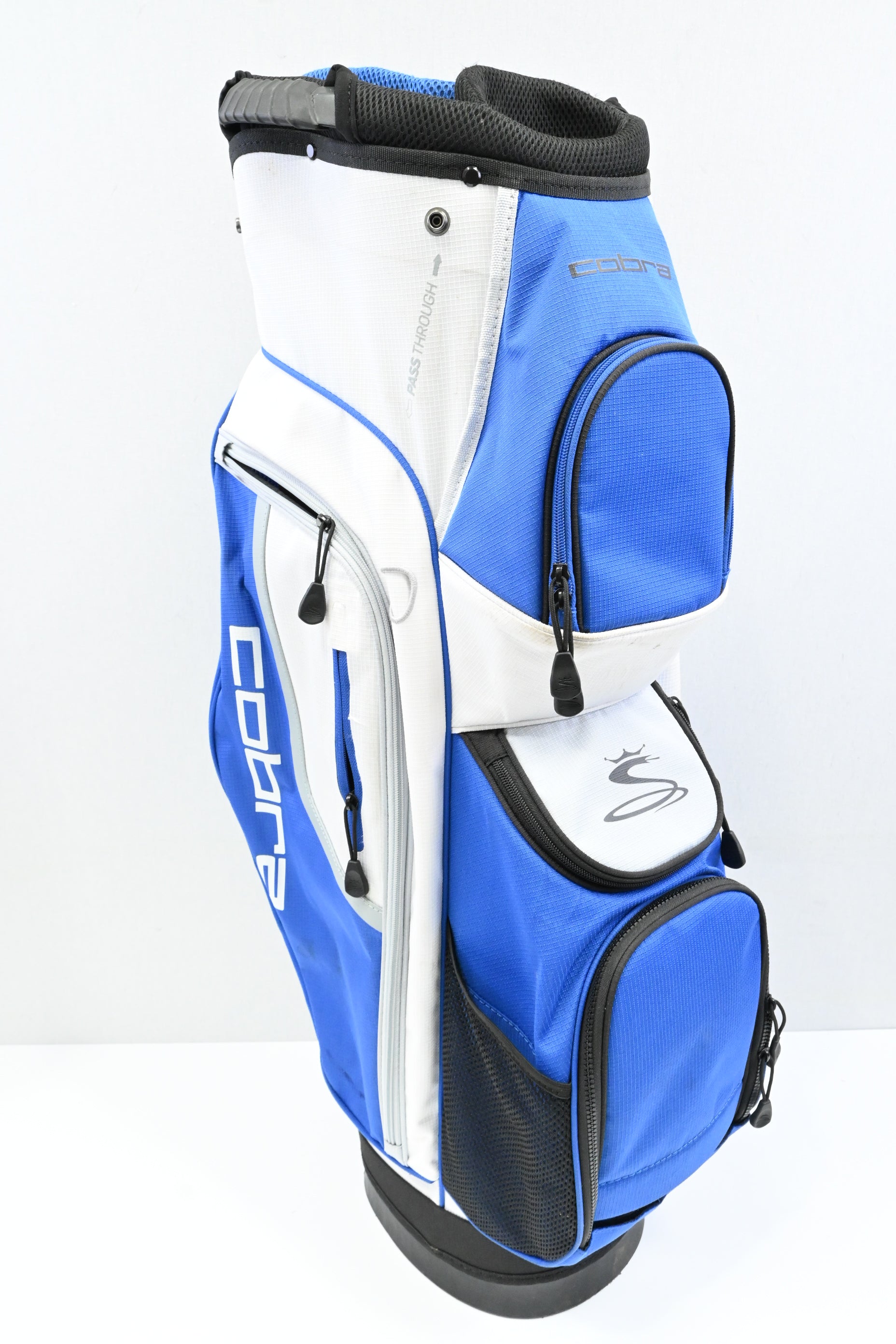 Cobra Cart Bag / 14-Way / White, Blue