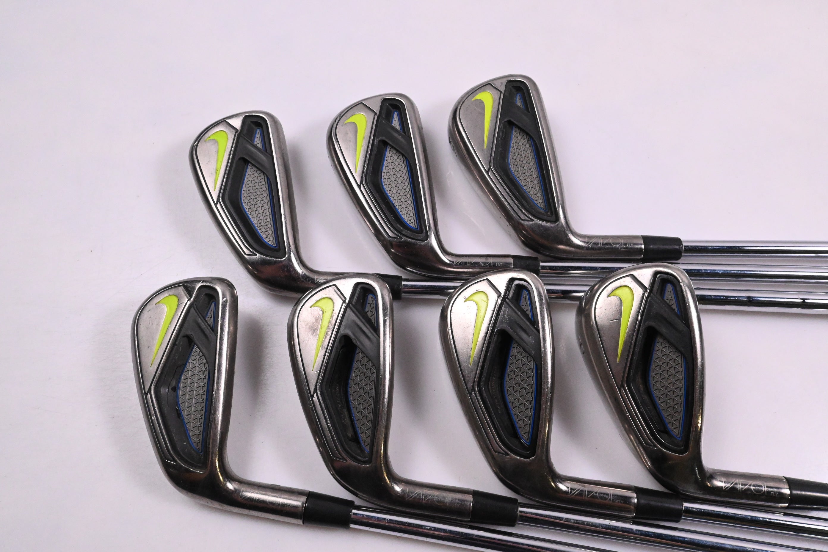 Left Hand Nike Vapor Fly Irons / 4-PW / Stiff Flex KBS Tour Shafts