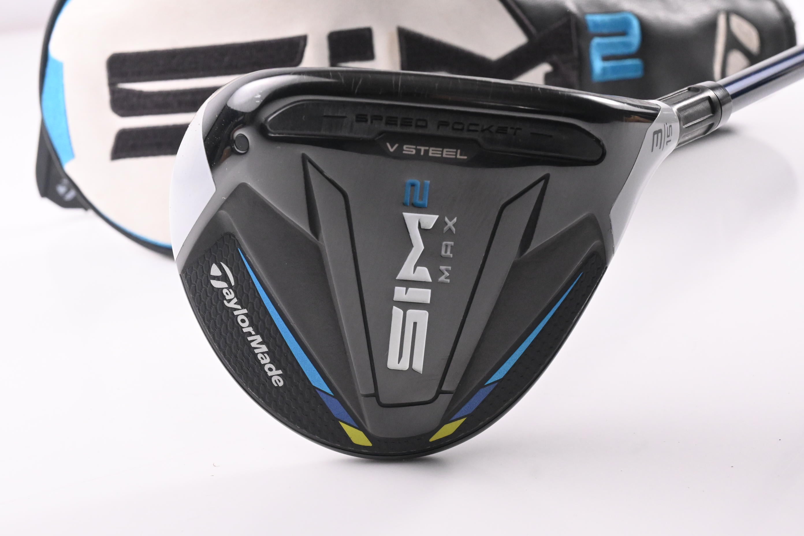 Taylormade SIM2 Max #3 Wood / 15 Degree / Regular Flex Ventus Blue 5 Shaft