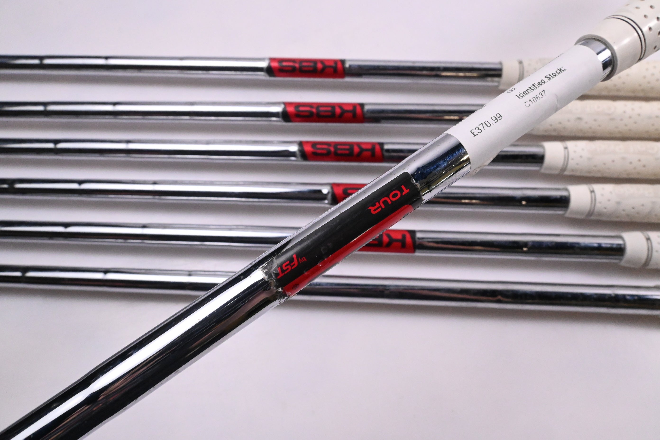 Left Hand Nike Vapor Fly Irons / 4-PW / Stiff Flex KBS Tour Shafts