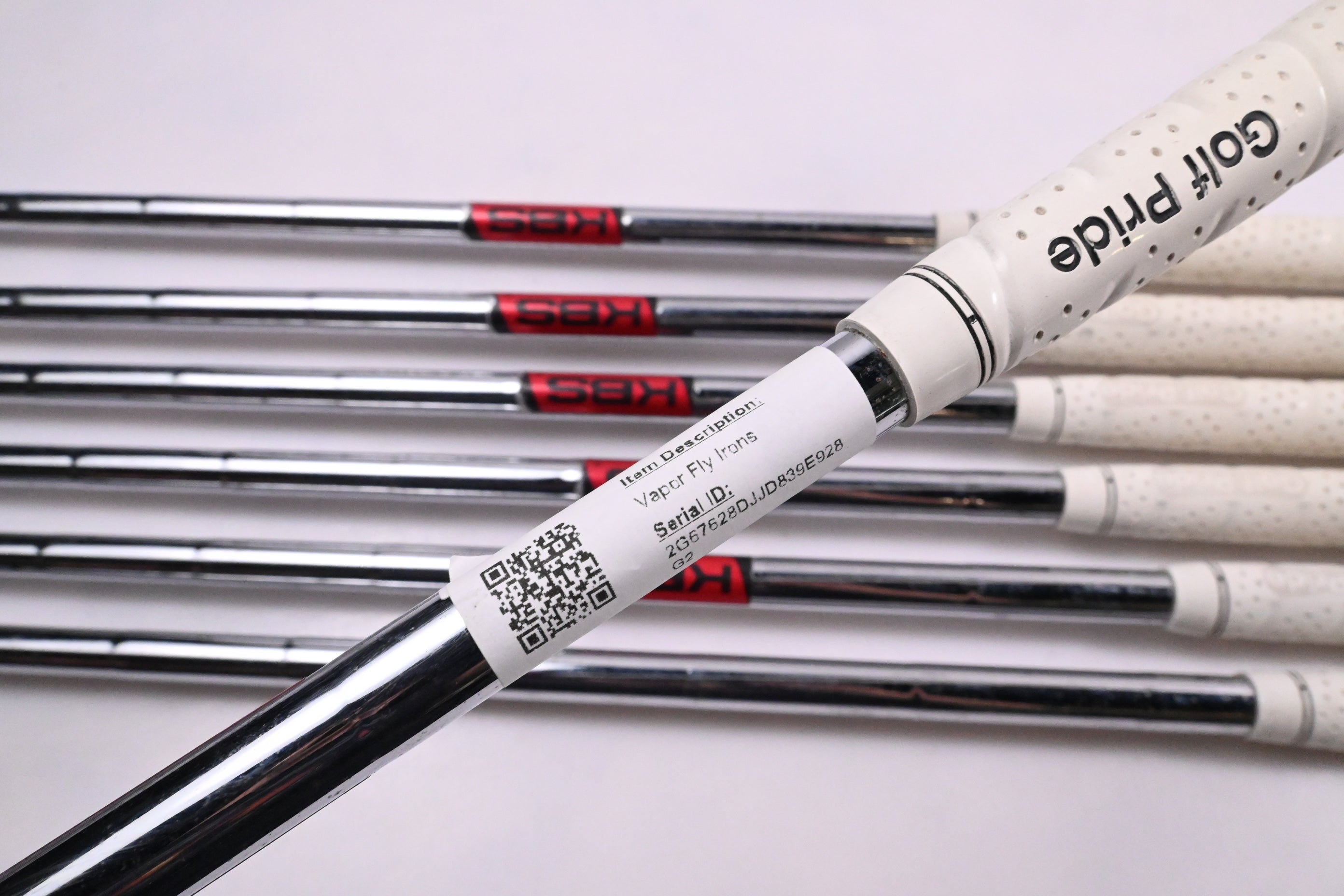 Left Hand Nike Vapor Fly Irons / 4-PW / Stiff Flex KBS Tour Shafts