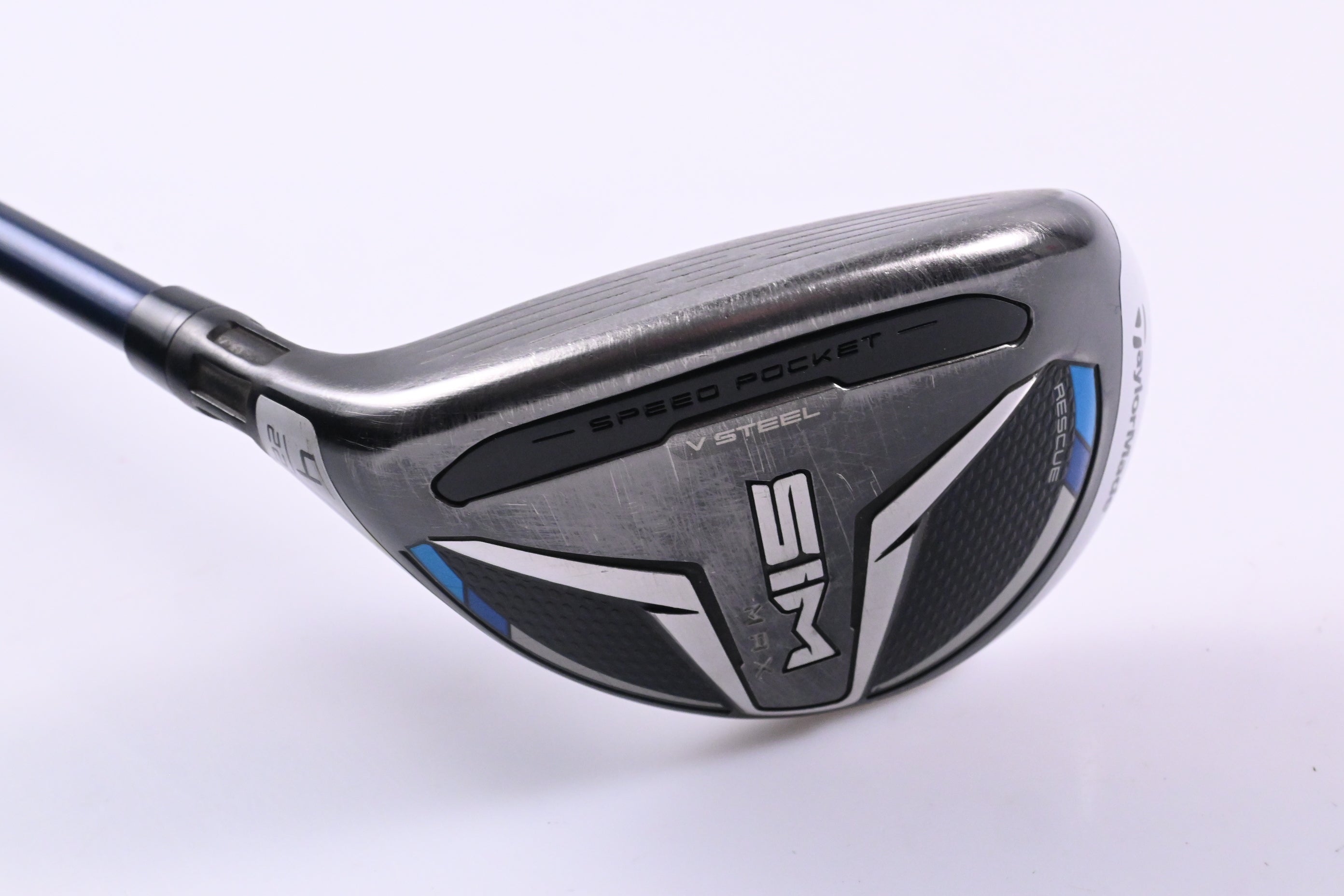 Left Hand Taylormade SIM Max #4 Hybrid / 22 Degree / Regular Flex Ventus Blue 6