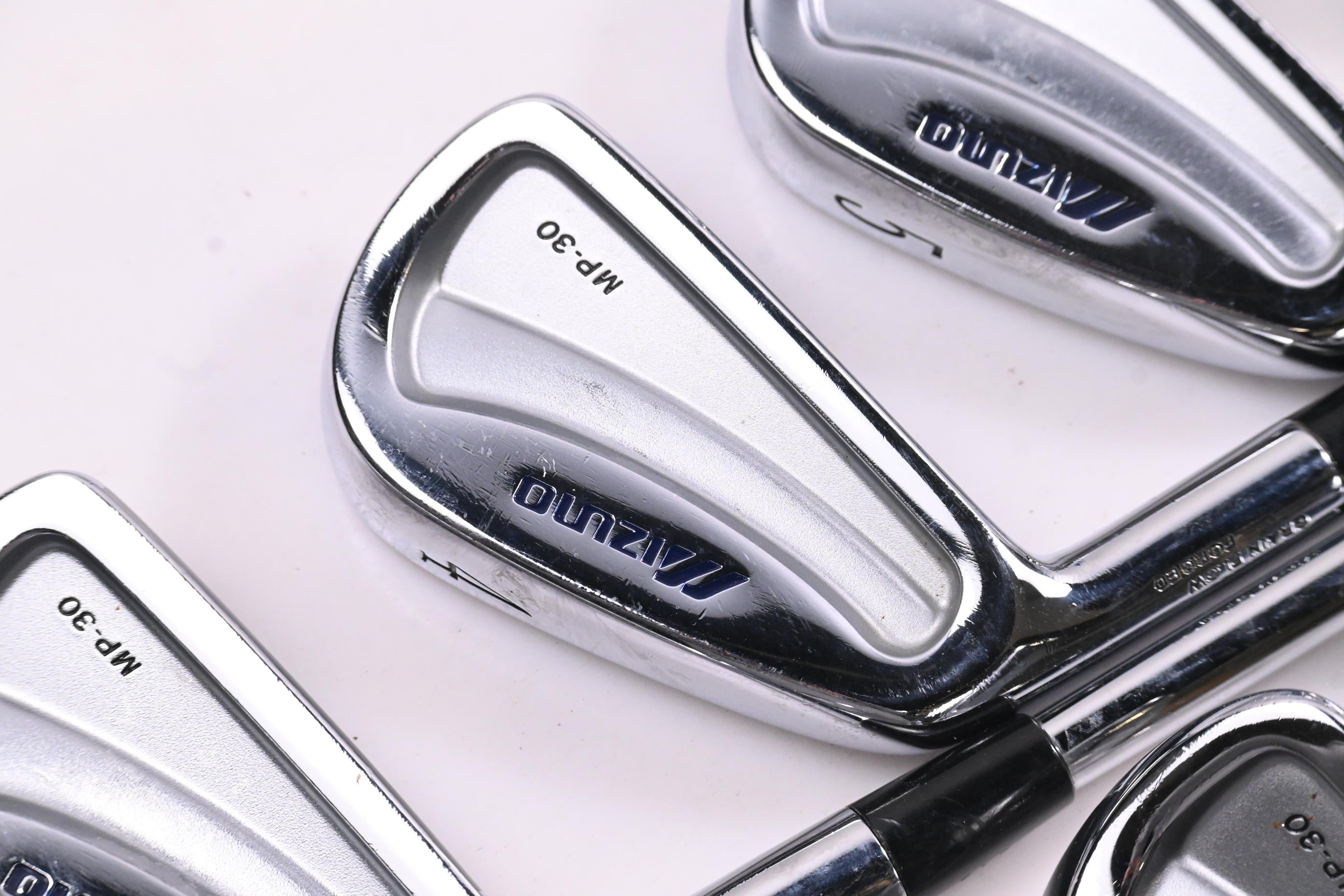 Left Hand Mizuno MP-30 Irons / 3-PW / Stiff Flex Dynamic Gold S300 Shafts