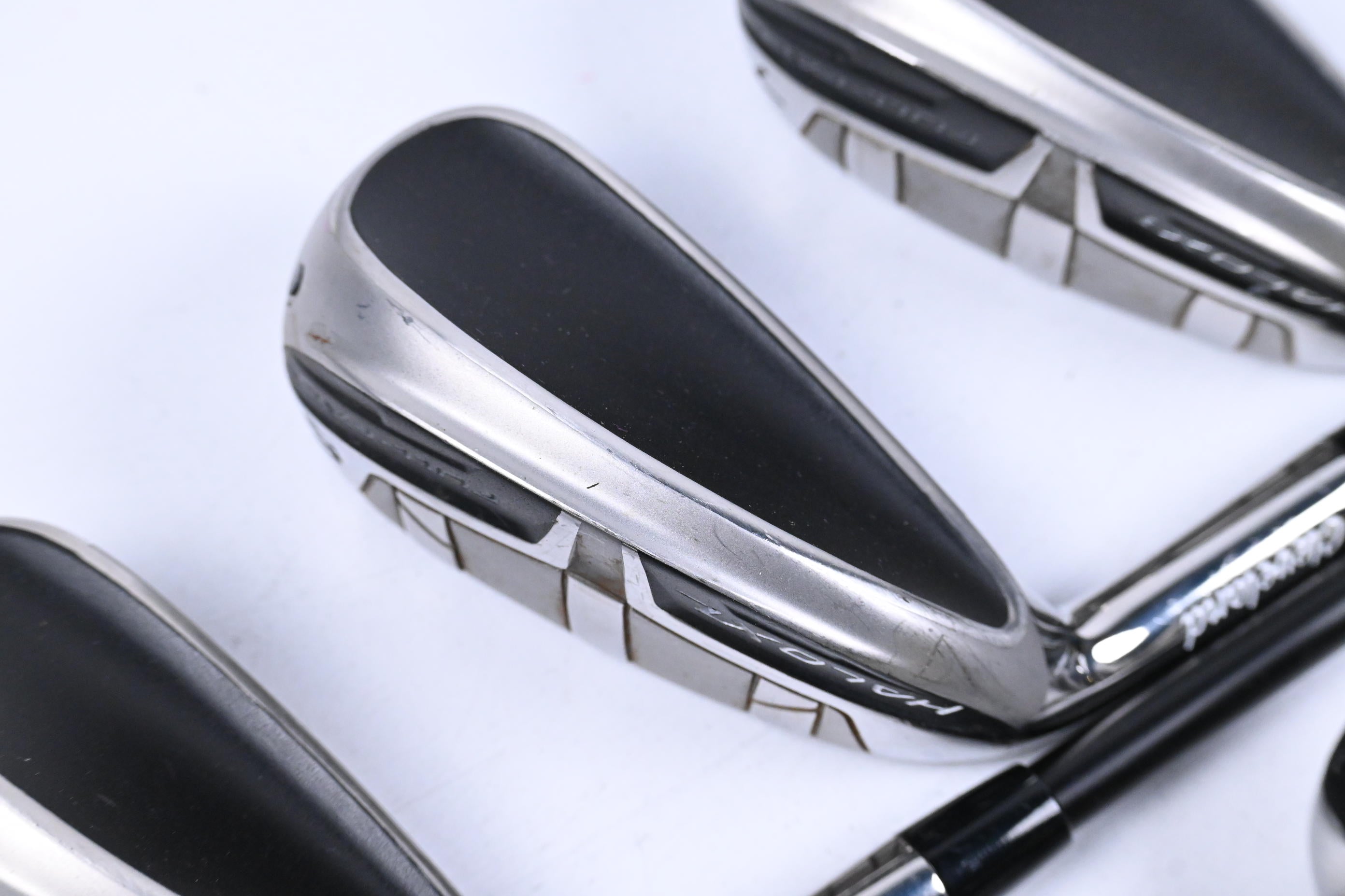 Left Hand Cleveland Halo XL Full Face Irons / 5-PW+GW / Regular Flex Helium