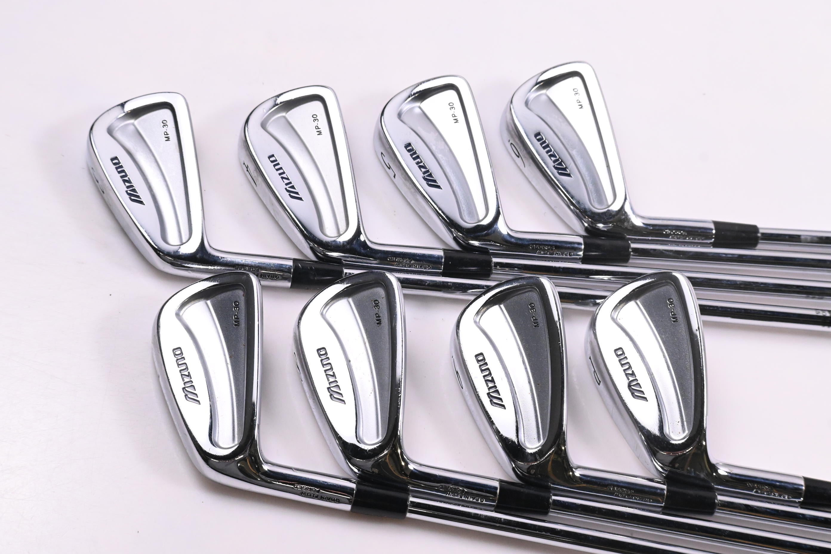 Left Hand Mizuno MP-30 Irons / 3-PW / Stiff Flex Dynamic Gold S300 Shafts