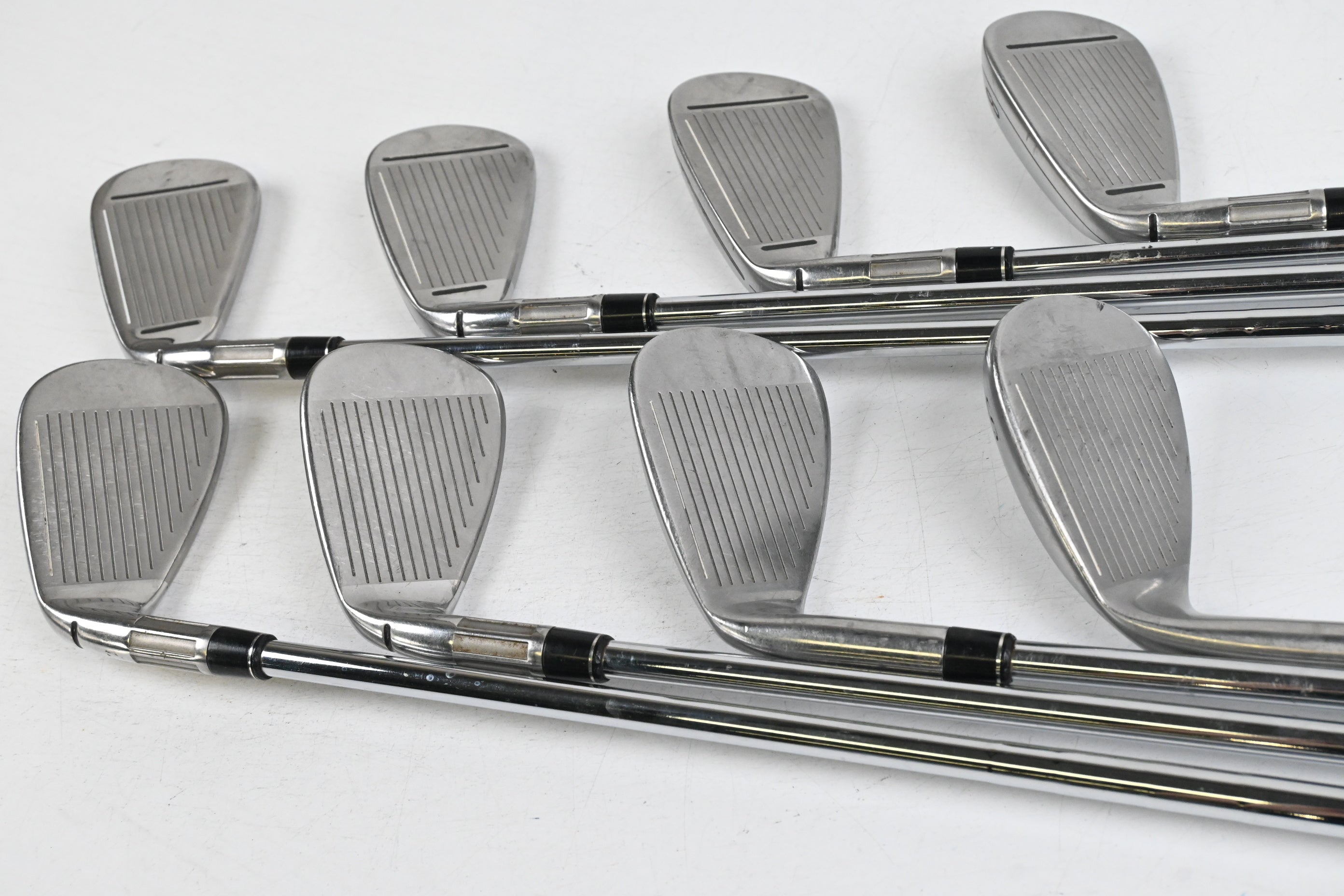 Taylormade M4 Irons / 5-PW+GW+SW / Regular Flex KBS MAX 85 Shafts