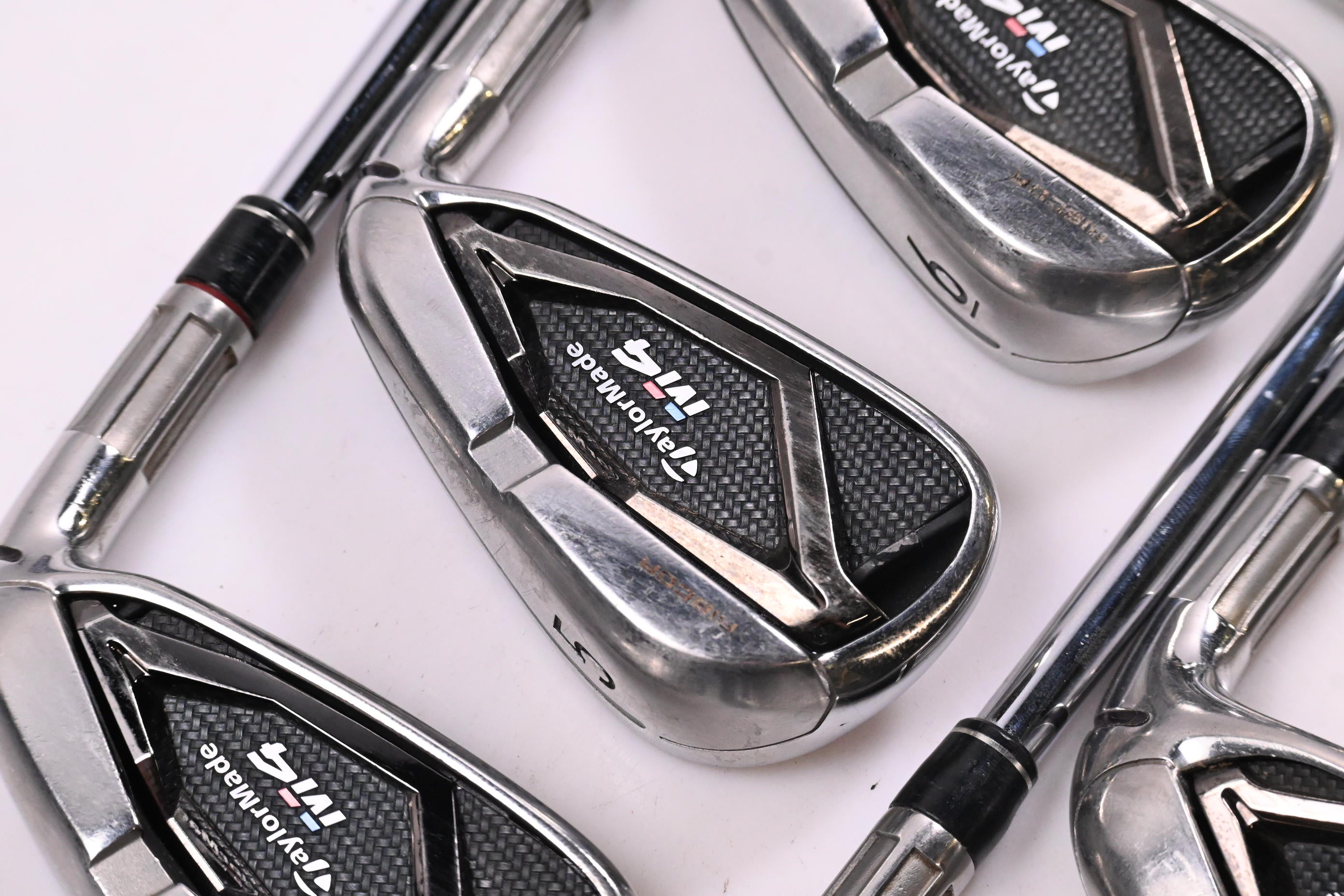 Taylormade M4 Irons / 4-PW+GW / Stiff Flex KBS Tour C-Taper 105 Shafts
