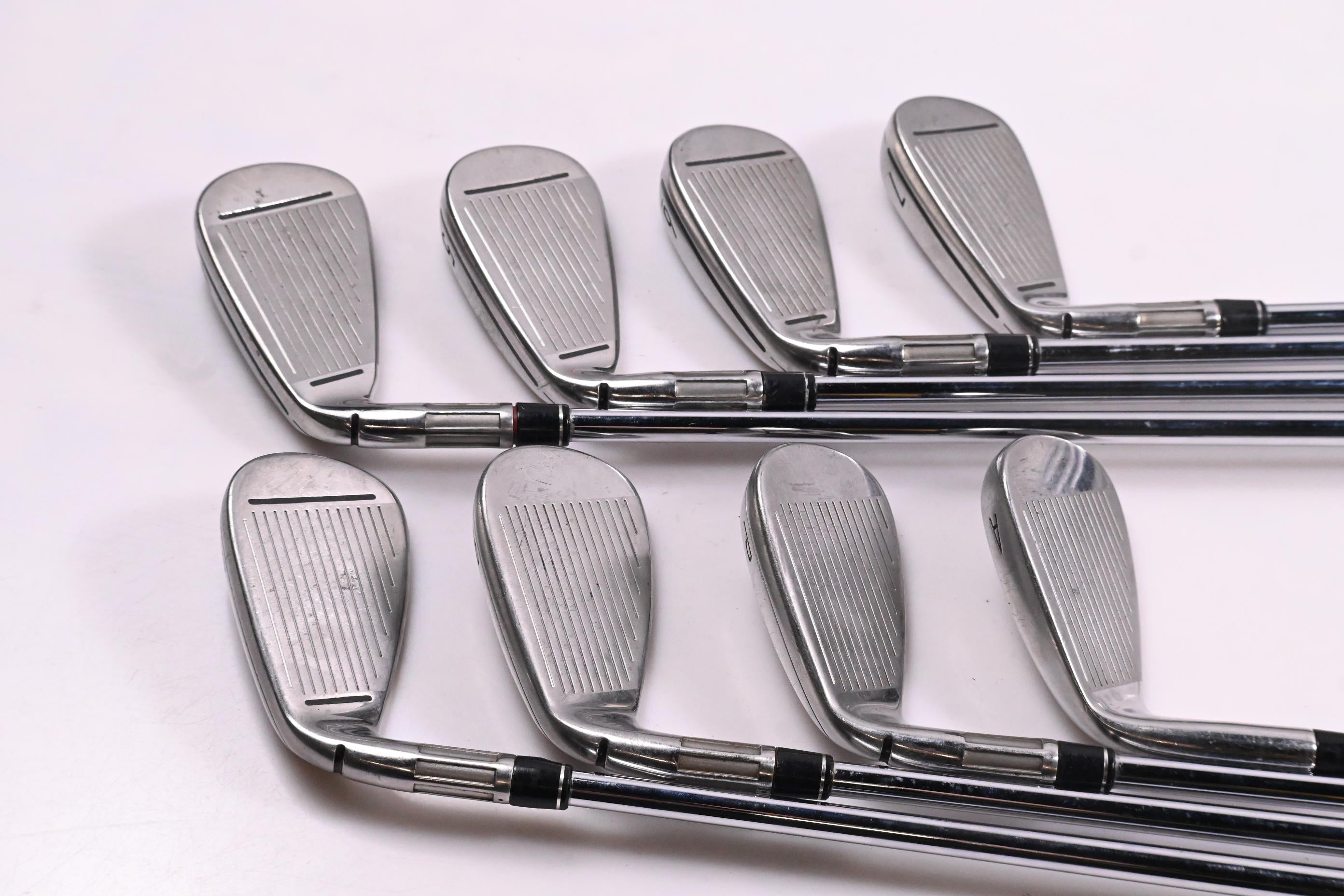 Taylormade M4 Irons / 4-PW+GW / Stiff Flex KBS Tour C-Taper 105 Shafts