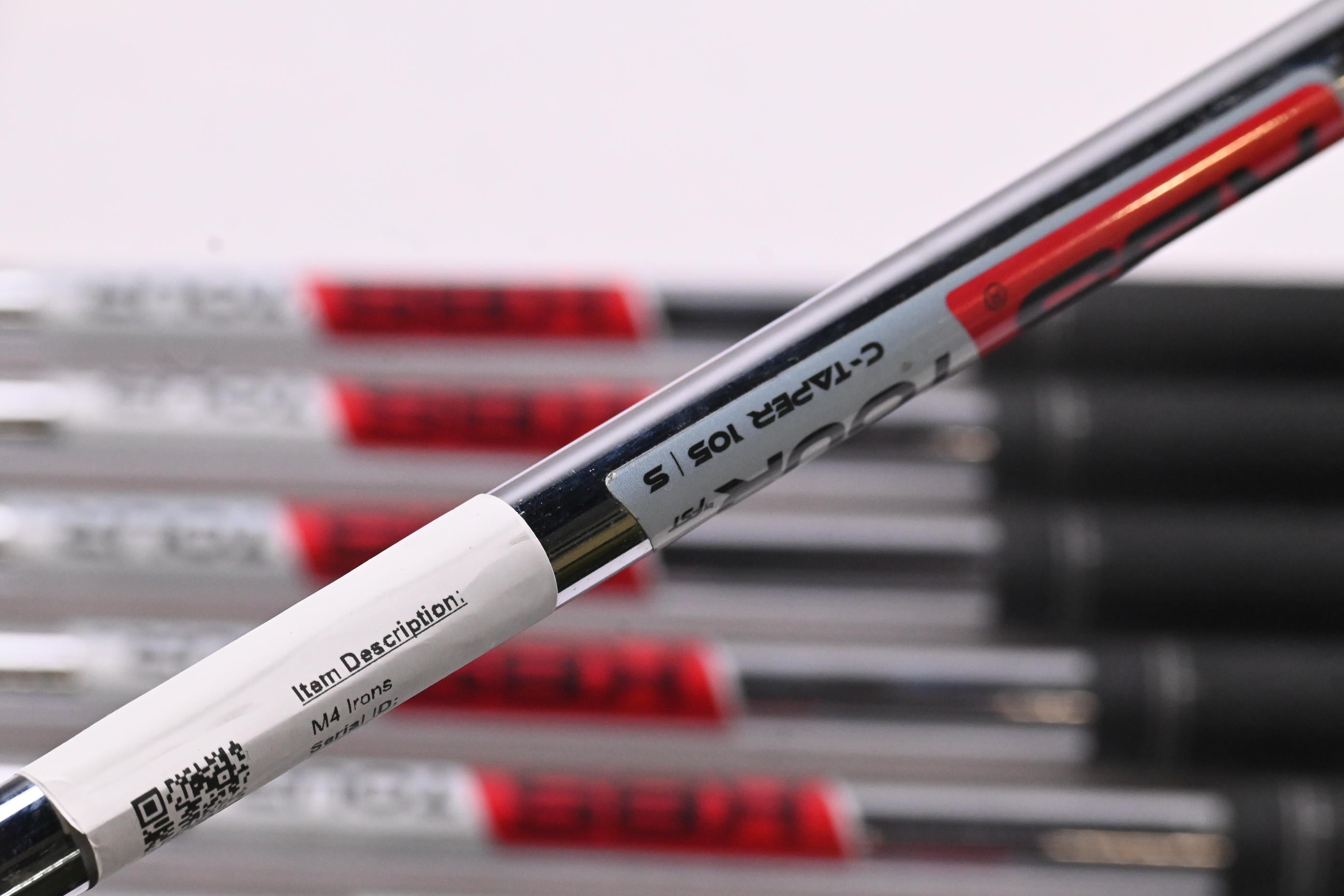 Taylormade M4 Irons / 4-PW+GW / Stiff Flex KBS Tour C-Taper 105 Shafts