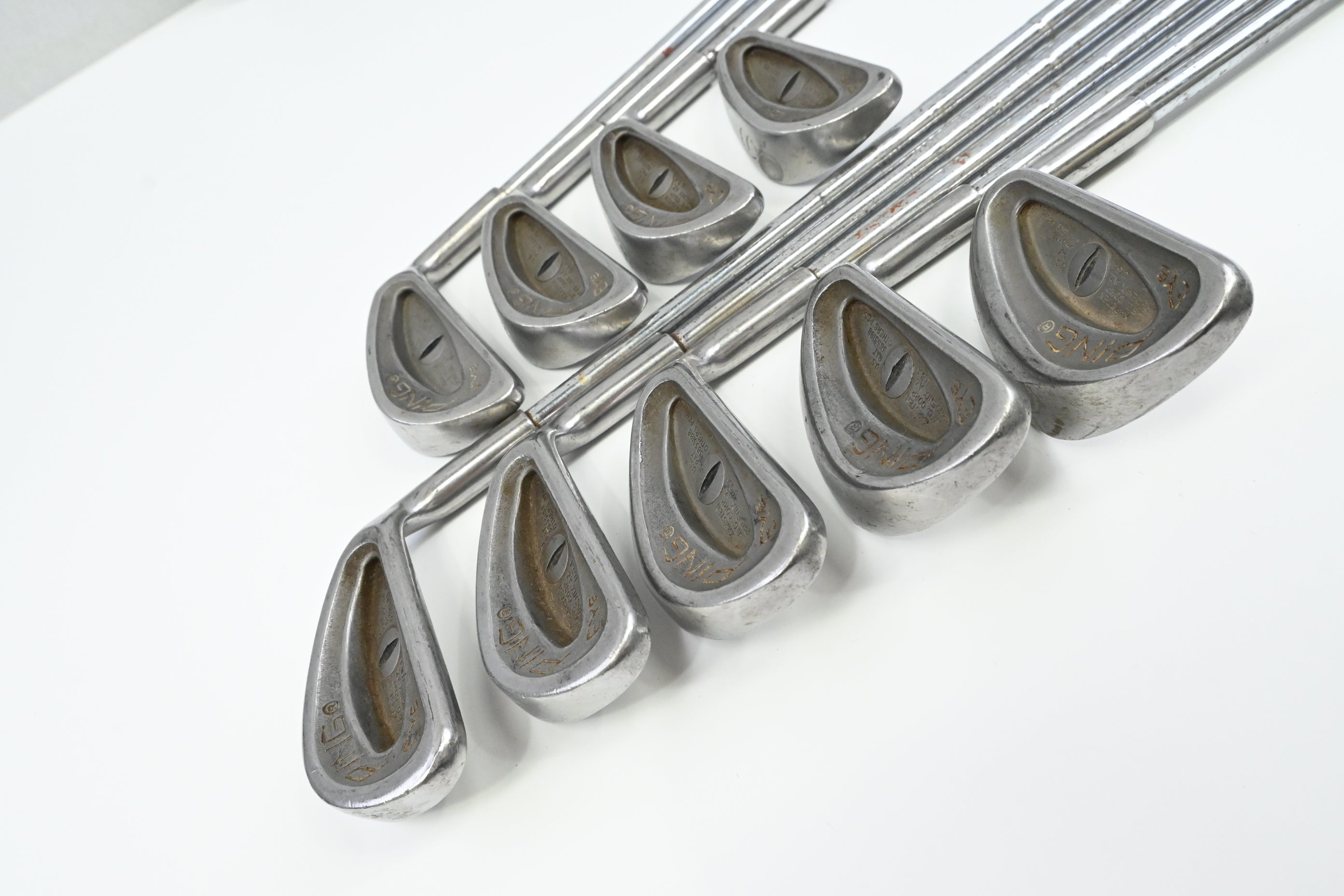 Ping Eye Irons / 3-PW+SW / Black Dot / Stiff Flex Steel Shafts