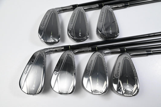 Taylormade Qi Gunmetal Edition Irons / 4-PW / Stiff Flex KBS MAX MT 85 Shafts