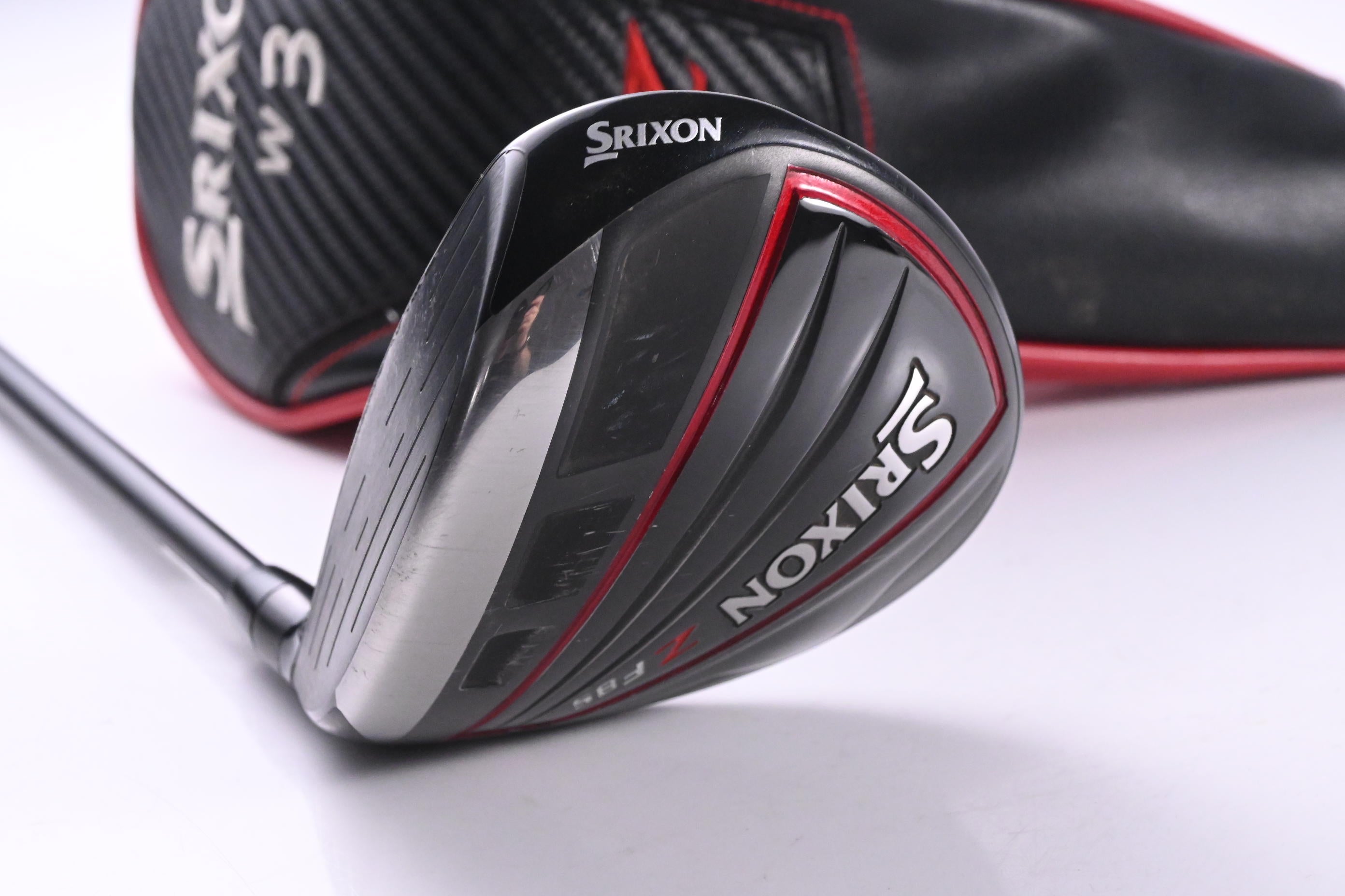 Left Hand Srixon Z-F85 #3 Wood / 15 Degree / Regular Flex HZRDUS Red 62 Shaft