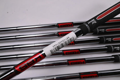 Mizuno JPX 919 Hot Metal Irons / 5-PW+GW / Stiff Flex KBS Tour Shafts