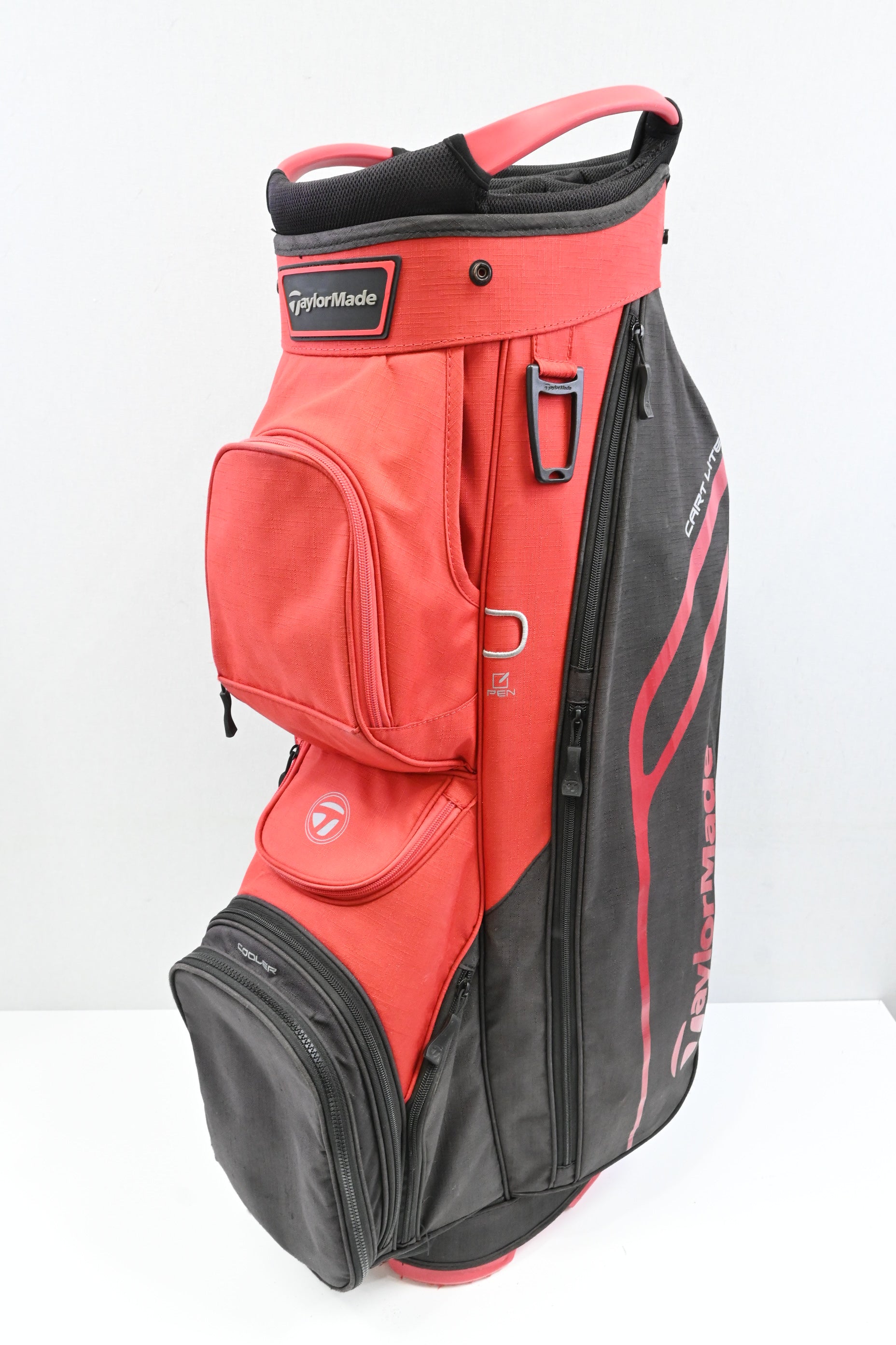 Taylormade Cart Lite Cart Bag / 14-Way / Red, Black