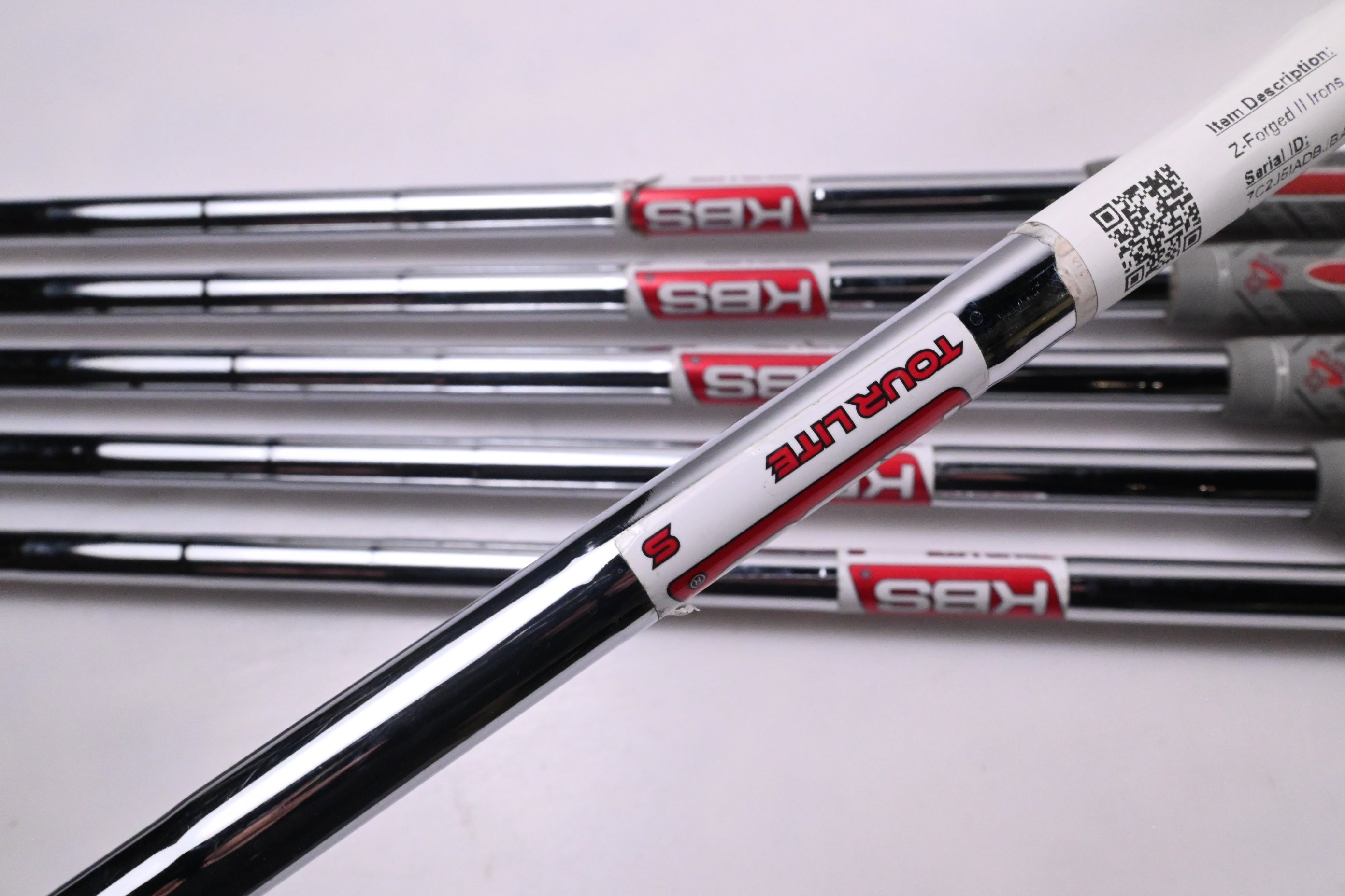 Srixon ZX7 MK II/Z-Forged II Irons / 5-PW / Stiff Flex KBS Tour Lite Shafts