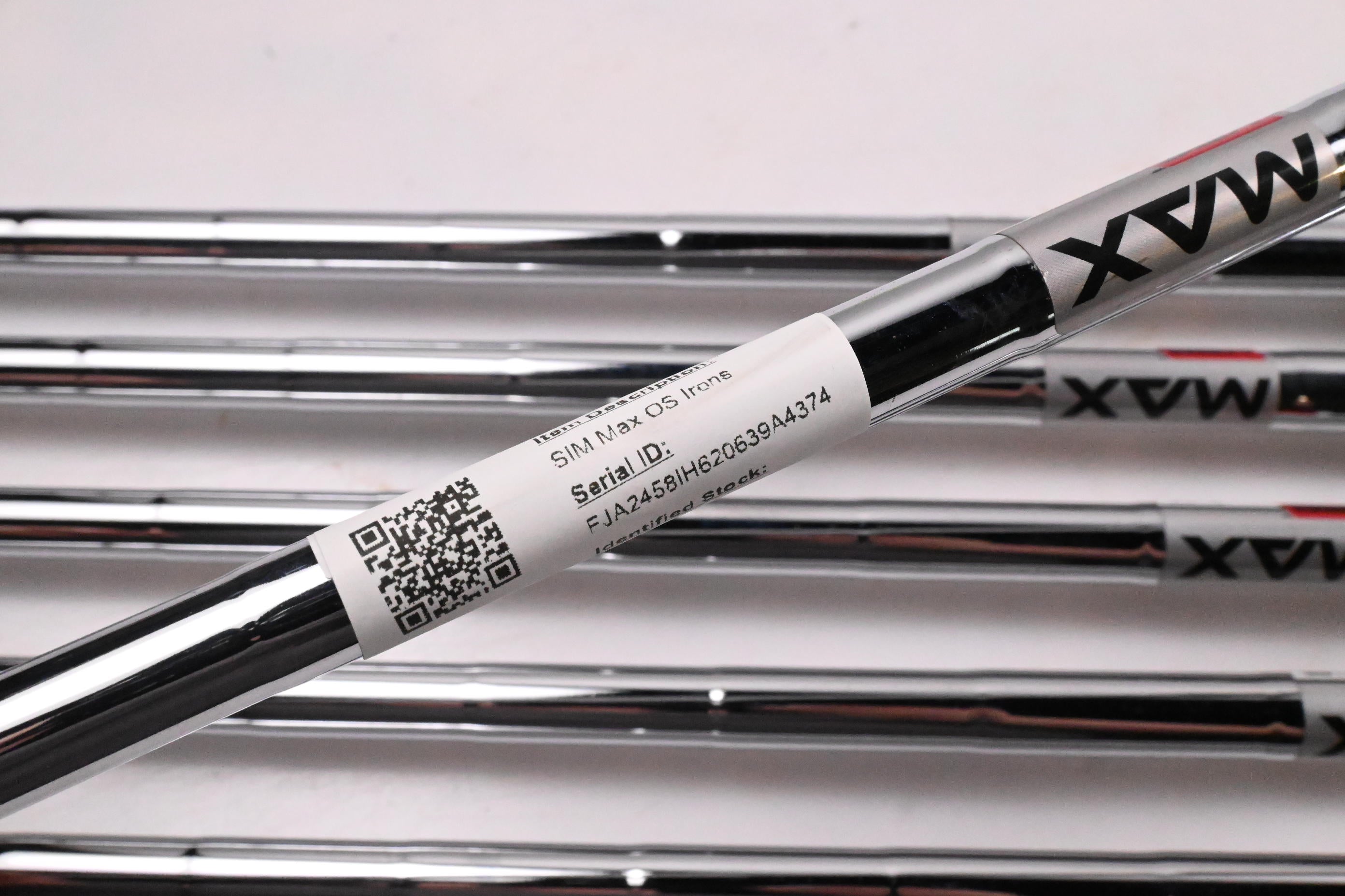 Taylormade SIM Max OS Irons / 5-PW / Regular Flex KBS MAX 85 Shafts