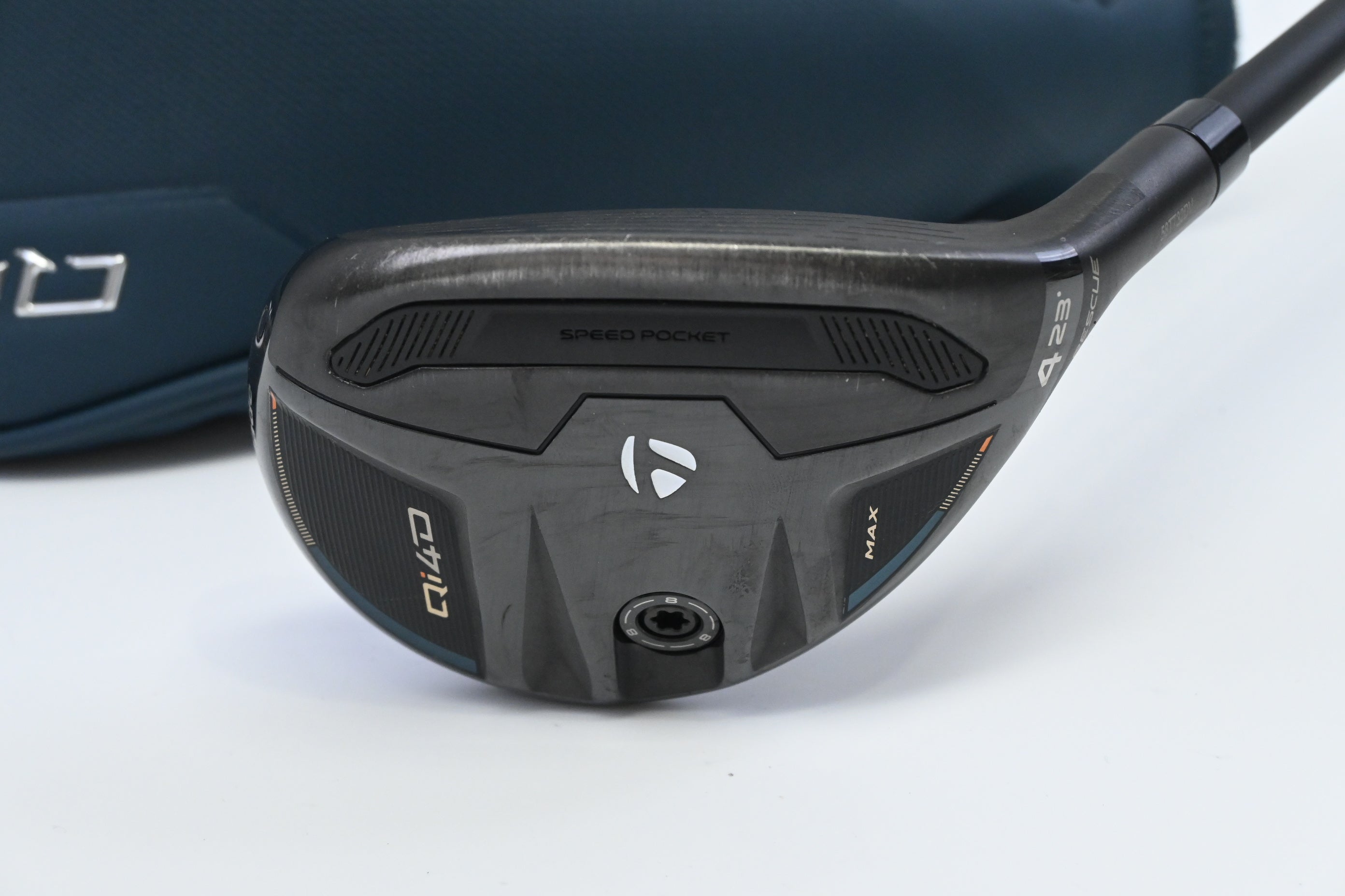 Taylormade Qi4D Max #4 Hybrid / 23 Degree / Regular Flex KBS Reax 50 Shaft