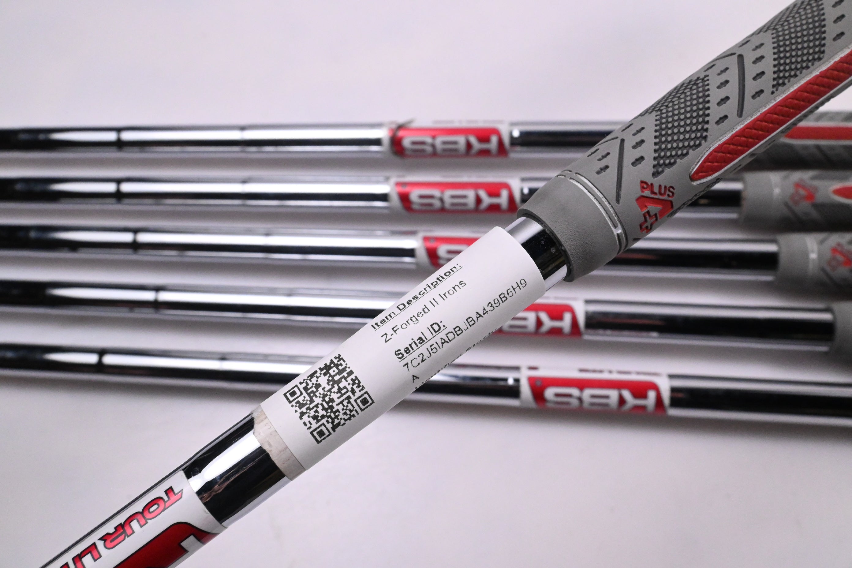 Srixon ZX7 MK II/Z-Forged II Irons / 5-PW / Stiff Flex KBS Tour Lite Shafts