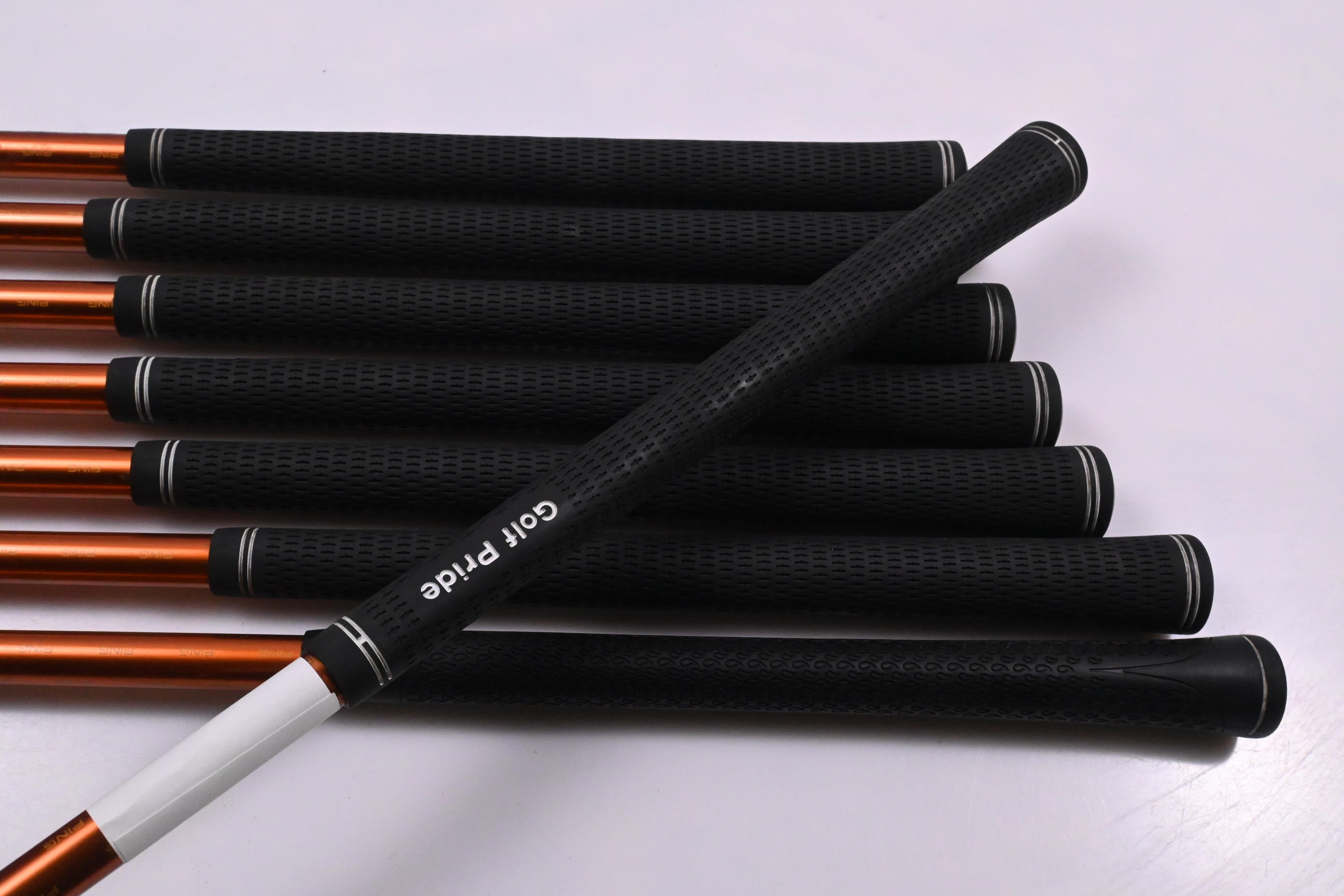 Ping G10 Irons / 4-PW+GW / Orange Dot / Regular Flex Ping TFC 129 Shafts