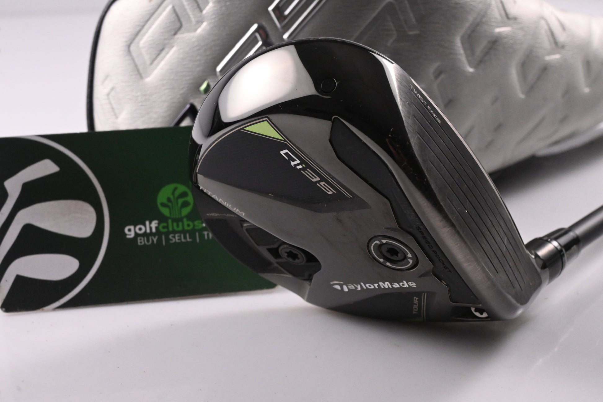 Taylormade Qi35 Tour #3 Wood / 15 Degree / Stiff Flex Kai'li Dark Waves Blue 75