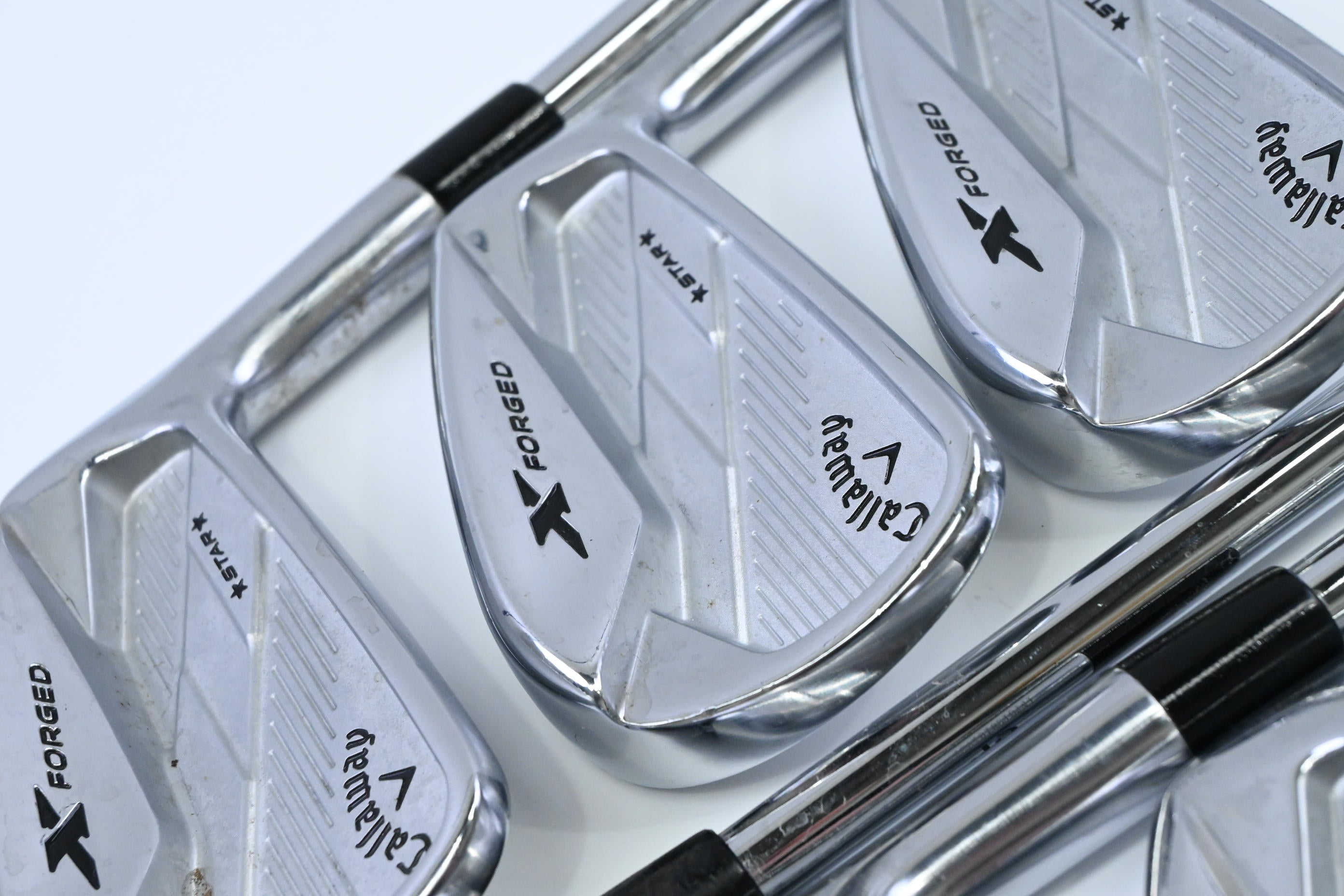 Callaway X-Forged Star Irons / 4-PW / Stiff Flex Project X Rifle Shafts