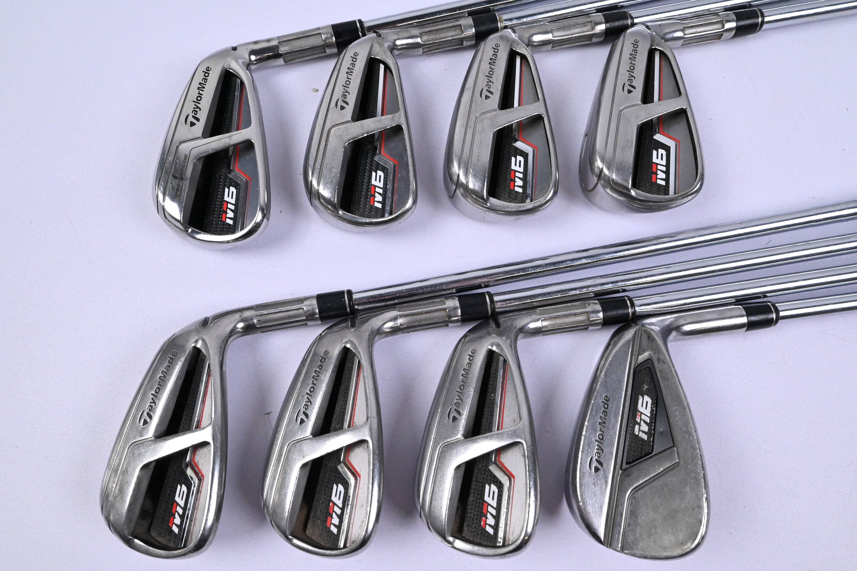 Taylormade M6 Irons / 4-PW+GW / Regular Flex KBS Max 85 Shafts