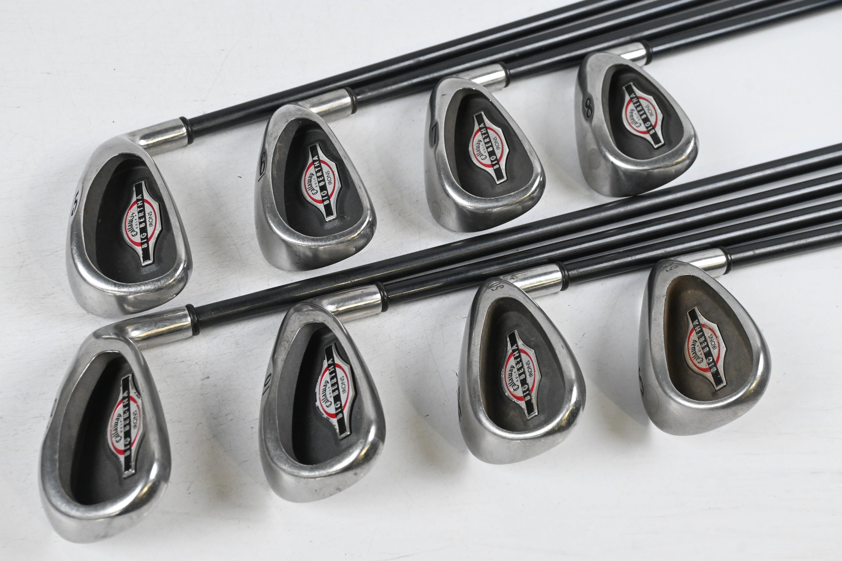Callaway Big Bertha 2002 Irons / 5-PW+GW+SW / Regular Flex Callaway RCH 75i