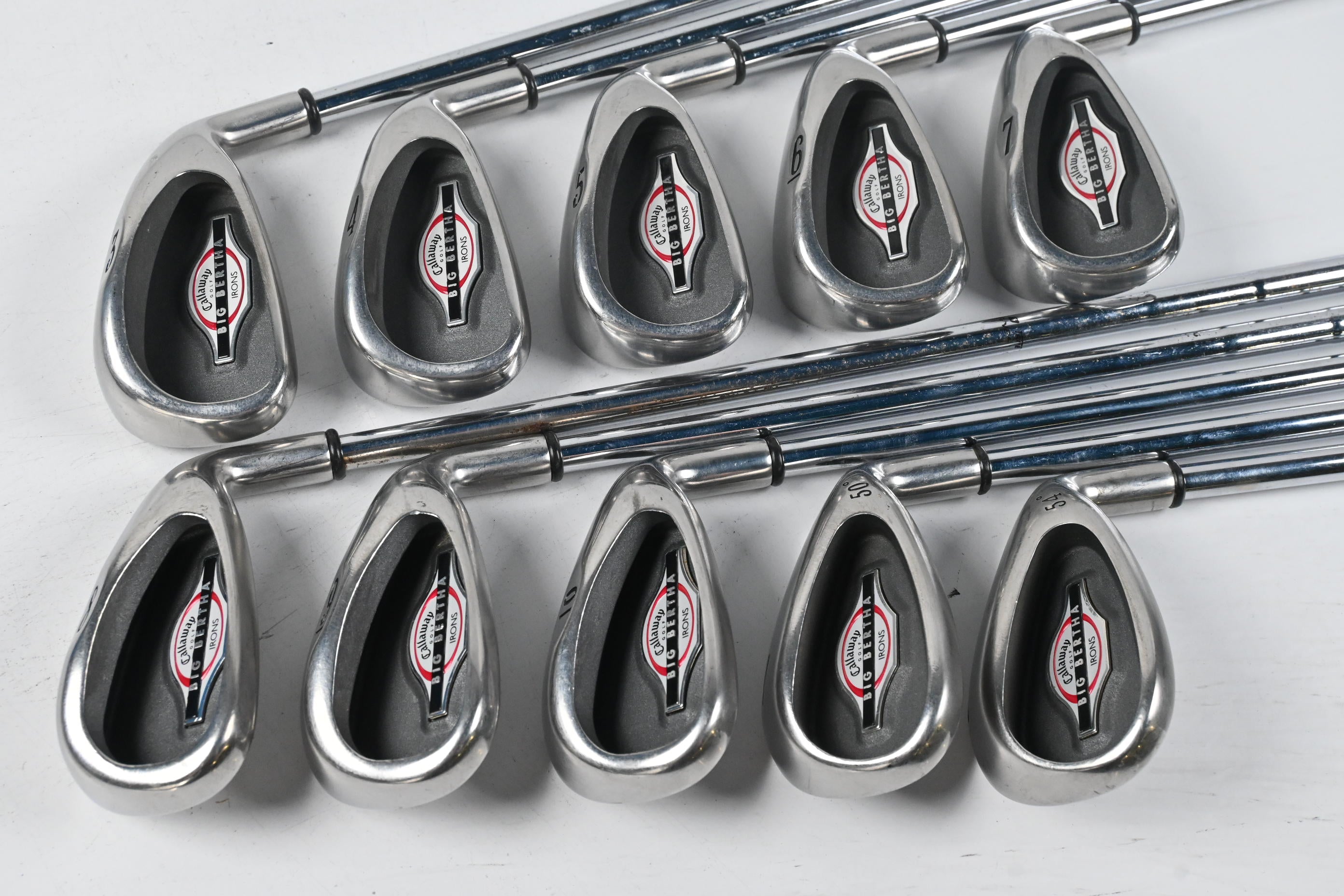 Callaway Big Bertha 2002 Irons / 3-PW+GW+SW / Uniflex Callaway Big Bertha