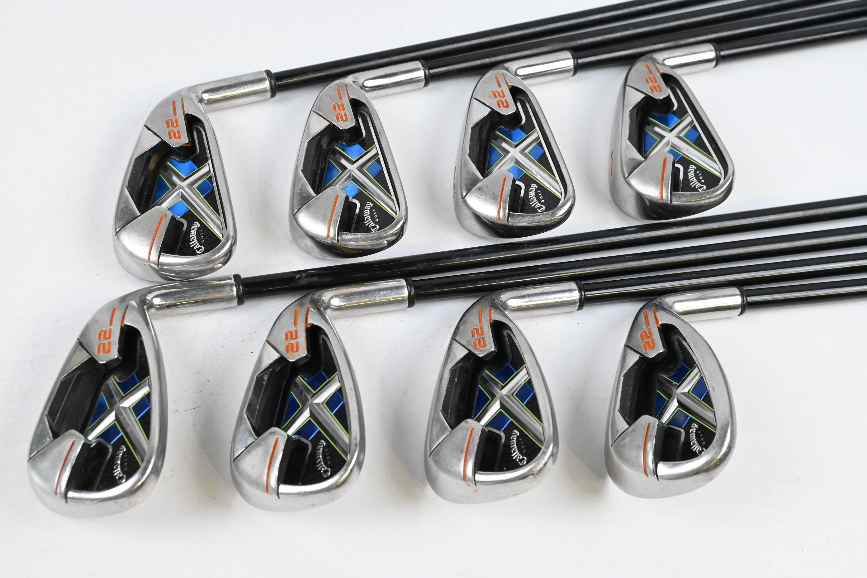 Callaway X-22 Irons / 4-PW+SW / Regular Flex Callaway 75 Shafts