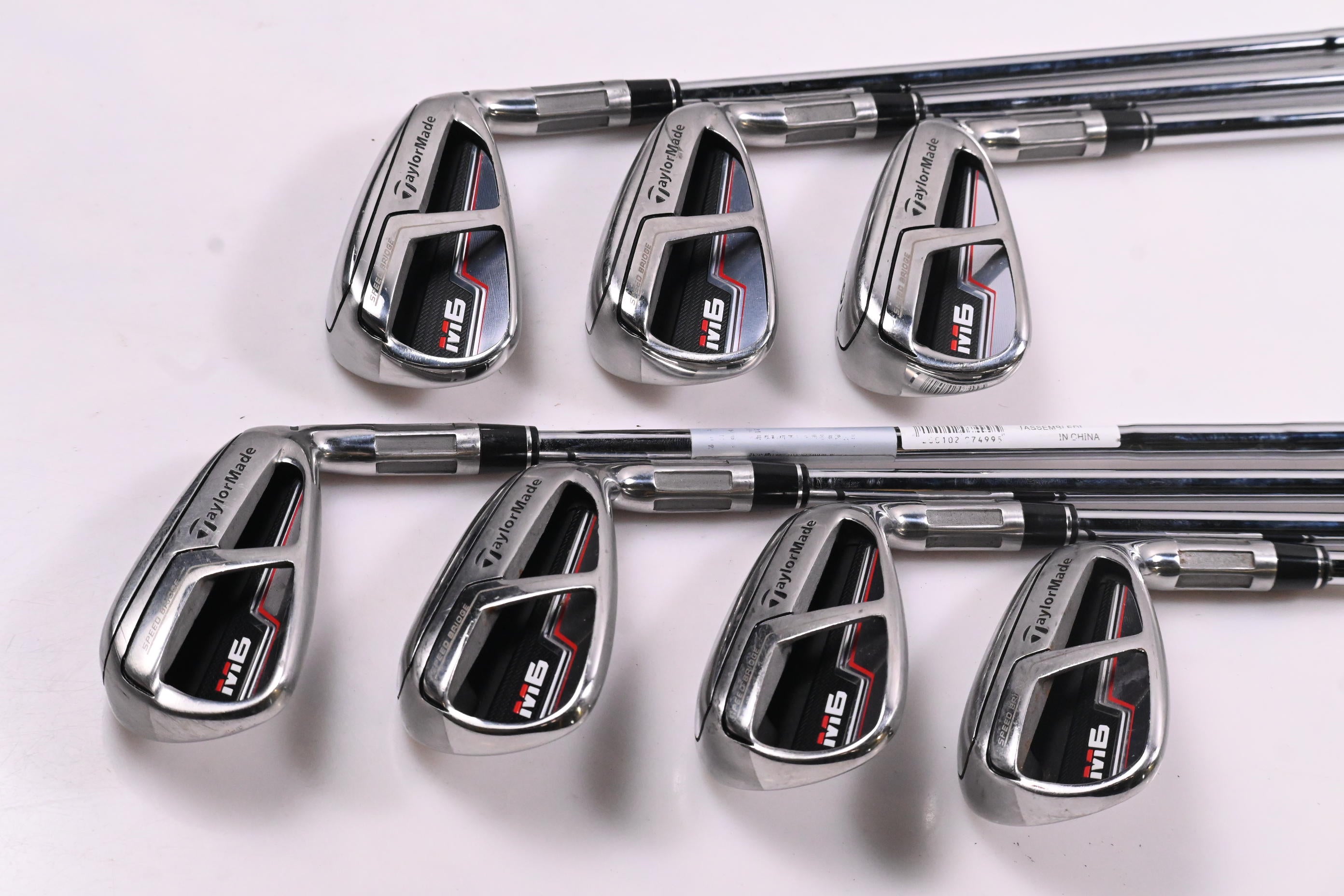 Taylormade M6 Irons / 4-PW / Stiff Flex NS Pro 950 GH Steel Shafts
