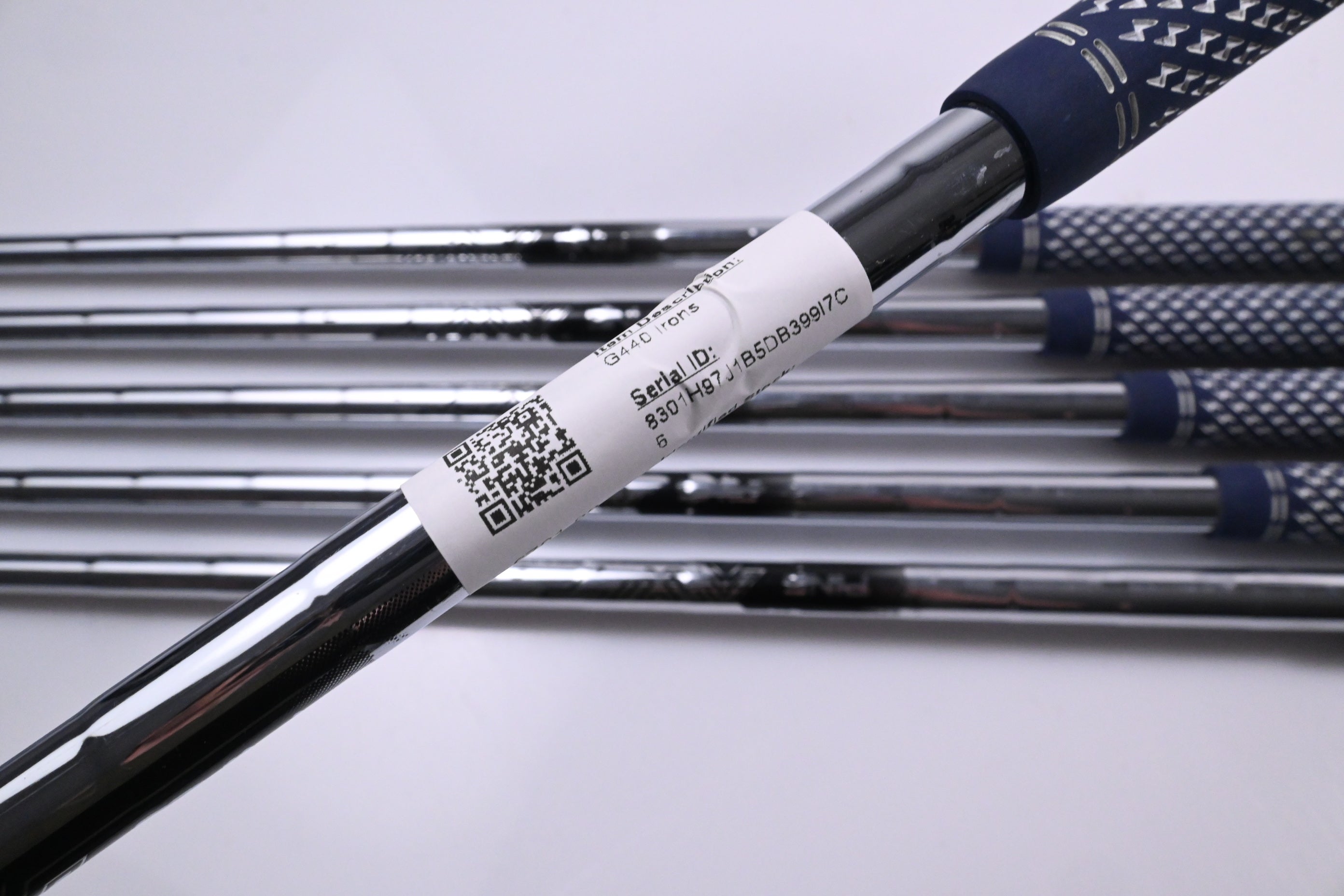 Ping G440 Irons / 5-PW / Blue Dot / Regular Flex Ping AWT 3.0 Shafts