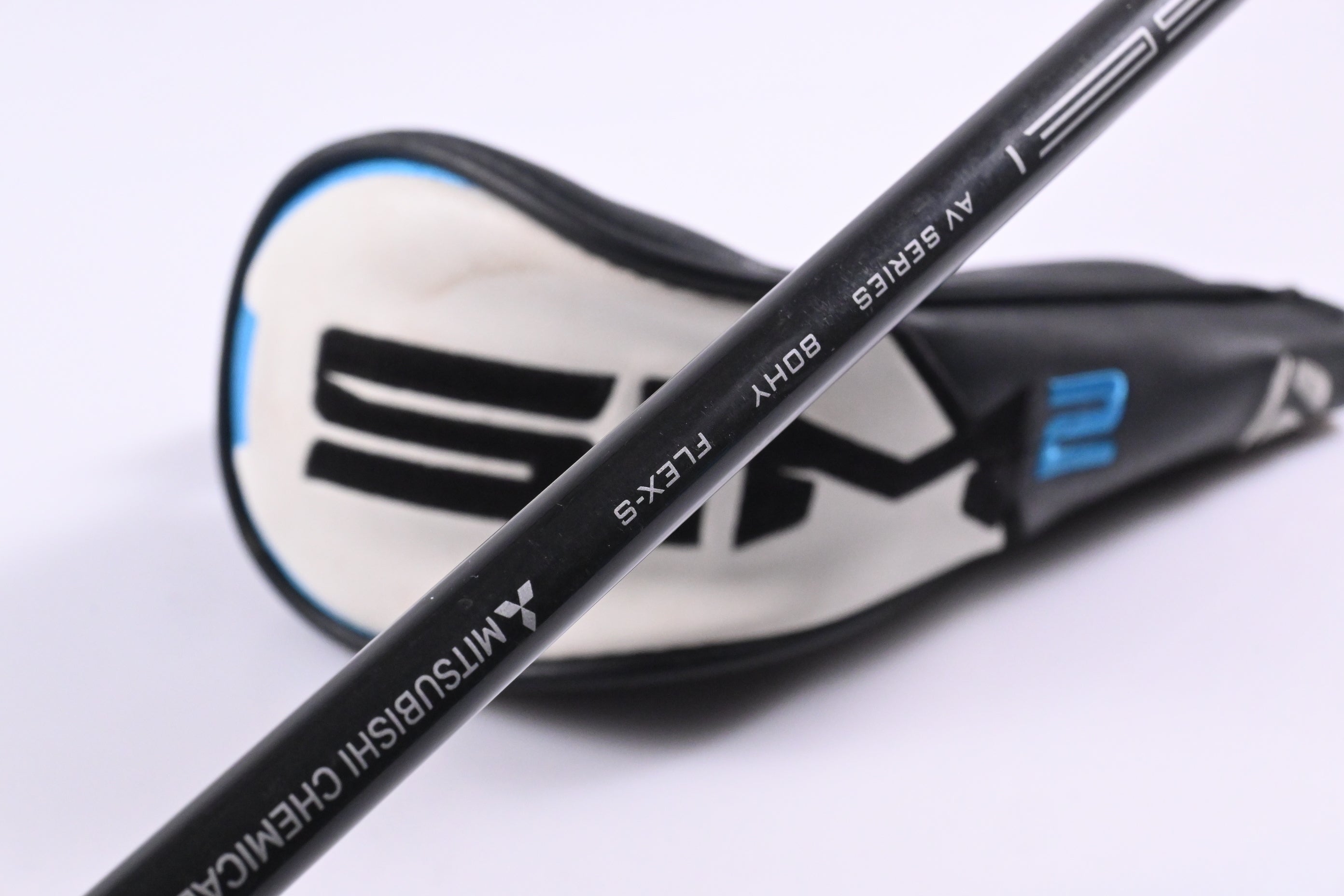 Taylormade SIM2 #4 Hybrid / 22 Degree / Stiff Flex Mitsubishi Tensei AV Blue 80