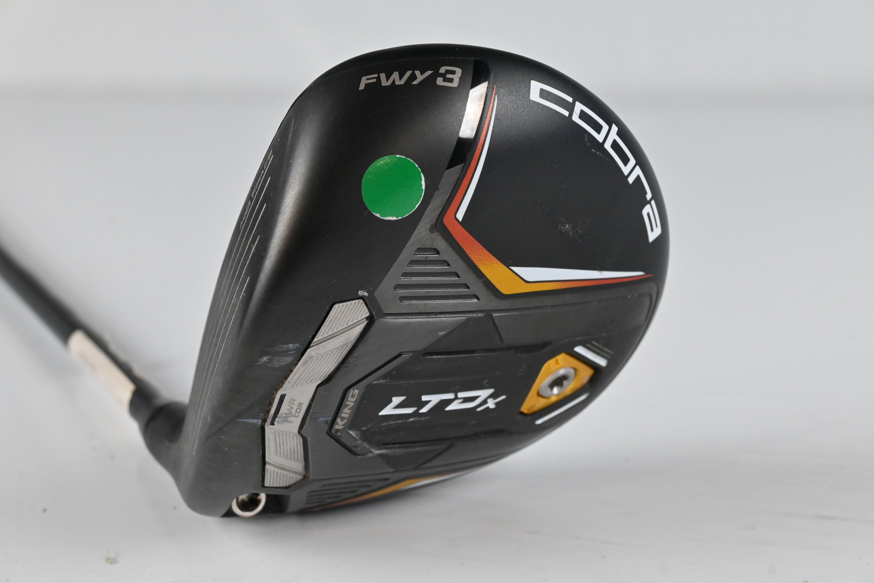 Left Hand Cobra LTDx #3 Wood / 15 Degree / Regular Flex HZRDUS Smoke IM10 Green