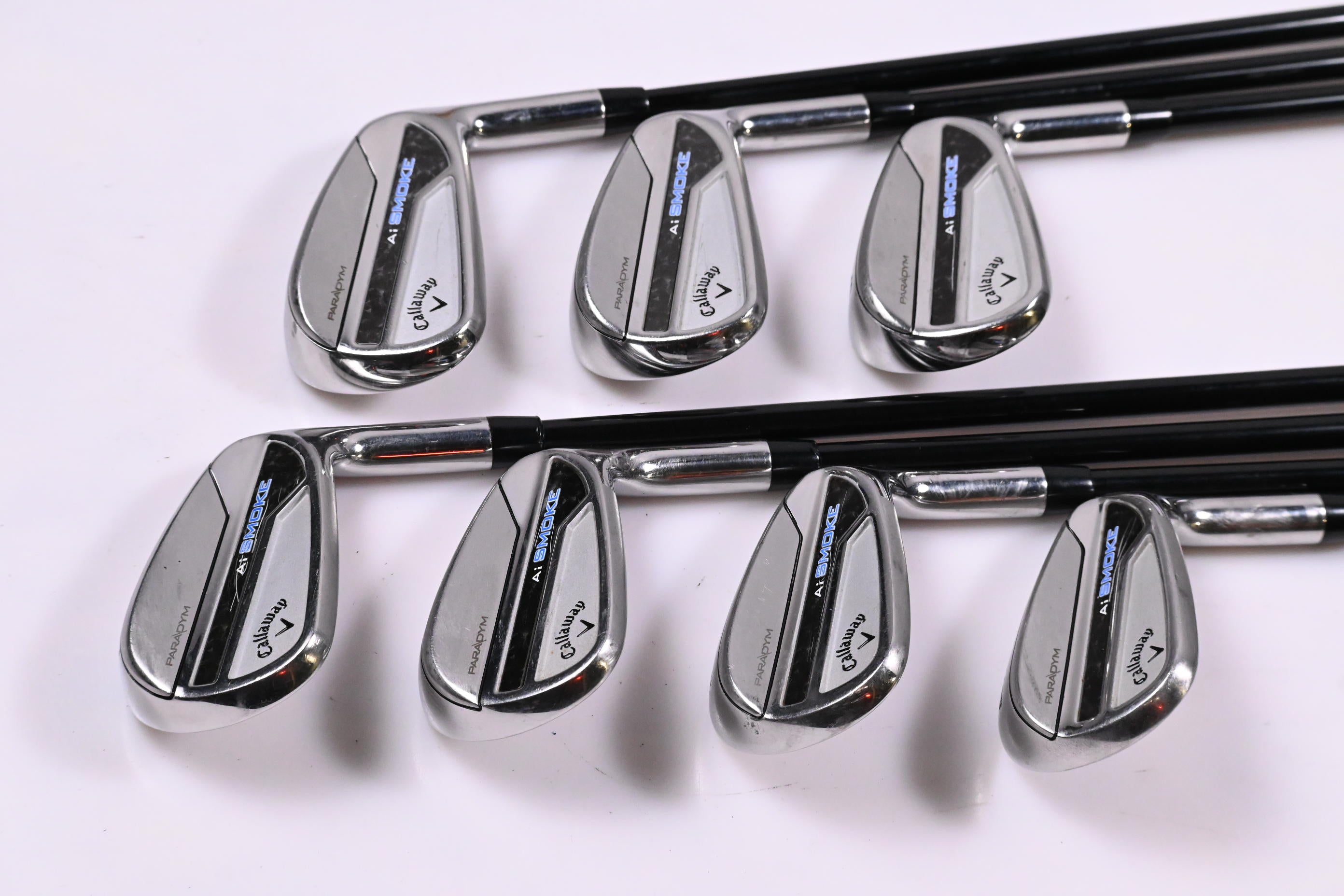 Callaway Paradym Ai Smoke Irons / 6-PW+GW+SW / Regular Flex MMT 85 Shafts