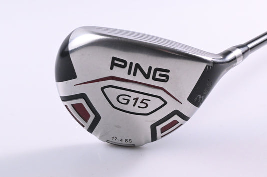 Ping G15 #3 Wood / 15.5 Degree / Regular Flex Aldila Serrano 75 Shaft