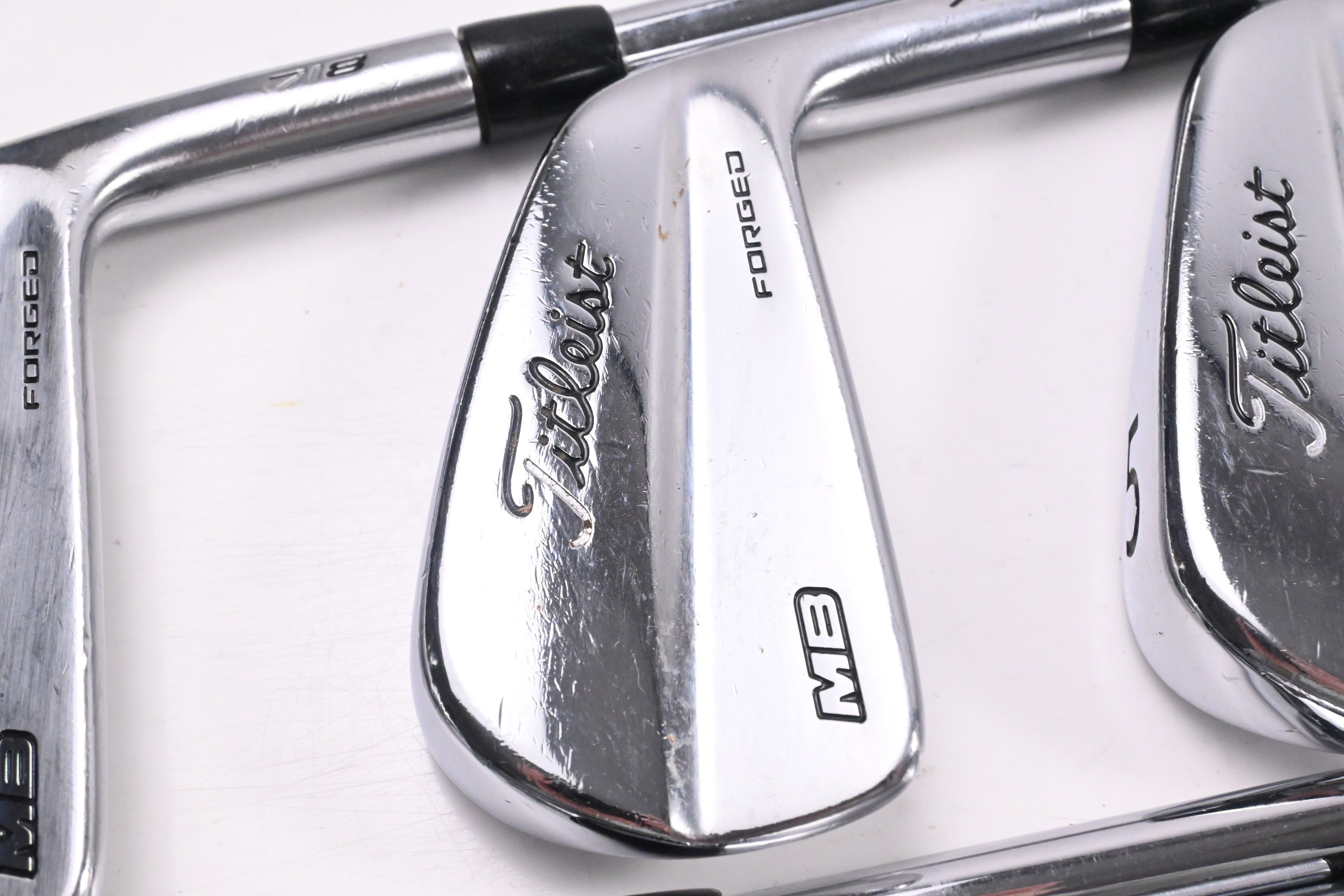 Titleist 718 MB Irons / 3-PW / Stiff Flex AMT Tour White S300 Shafts
