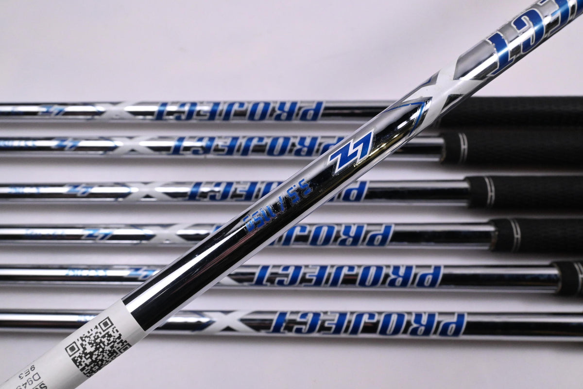 Ping G400 Irons / 4-PW / Blue Dot / Regular Flex Project X LZ 115 Shafts
