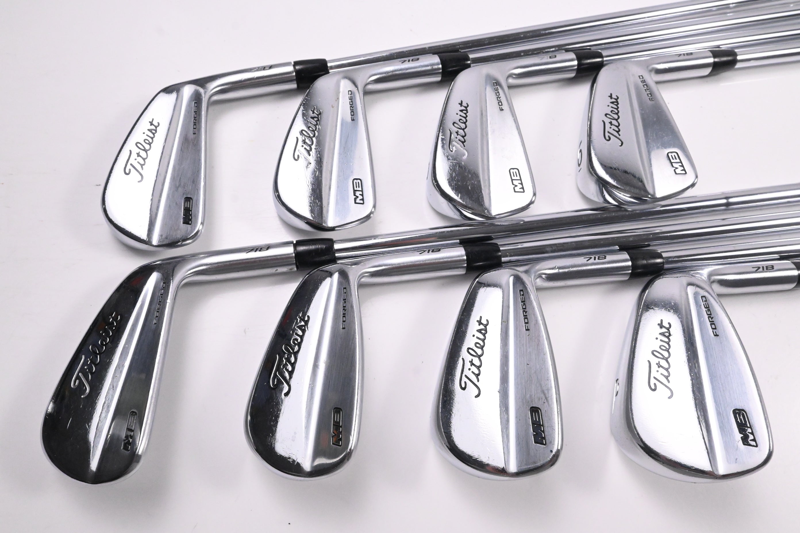 Titleist 718 MB Irons / 3-PW / Stiff Flex AMT Tour White S300 Shafts