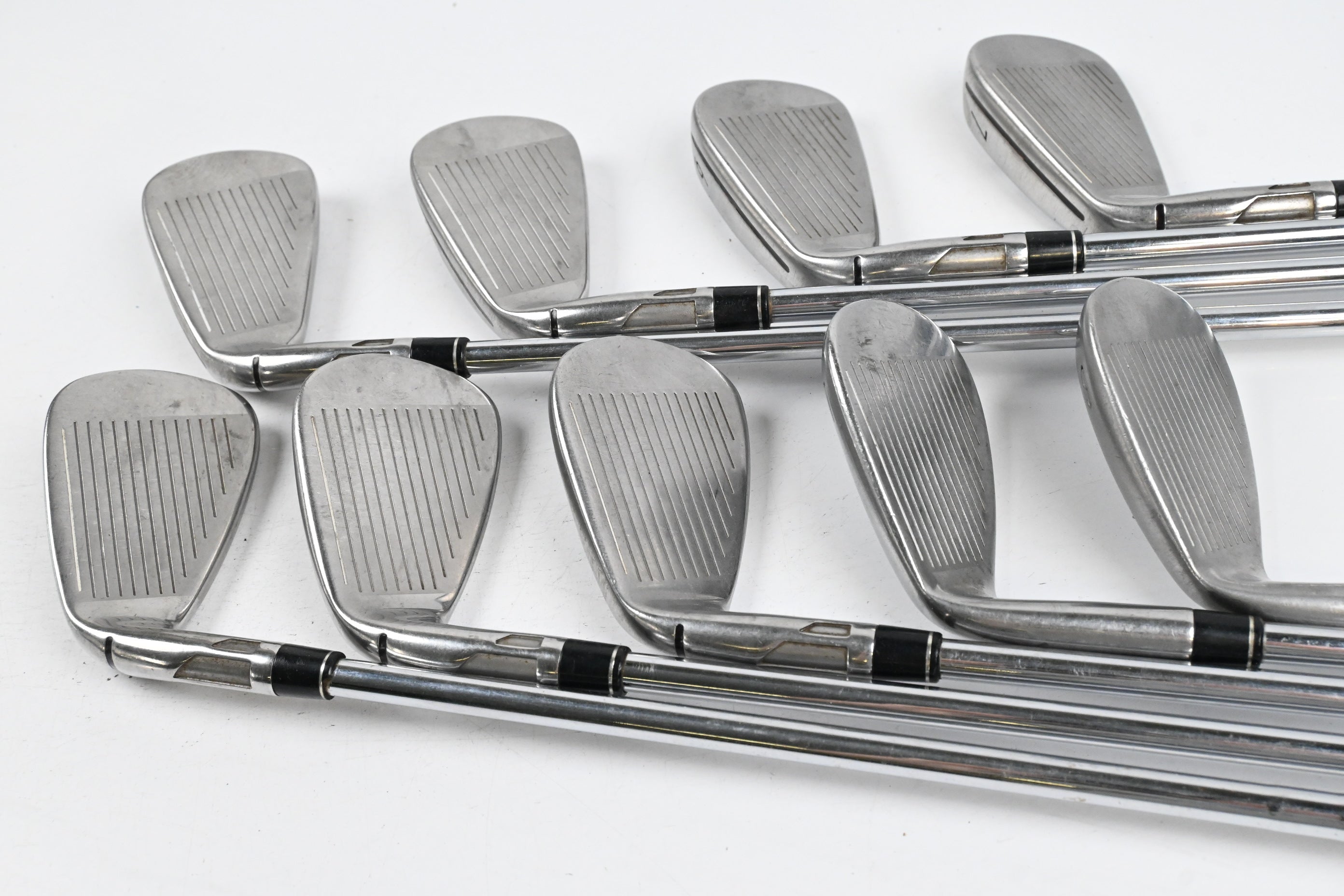 Taylormade SIM Max OS Irons / 4-PW+SW+LW / Regular Flex KBS MAX 85 Shafts